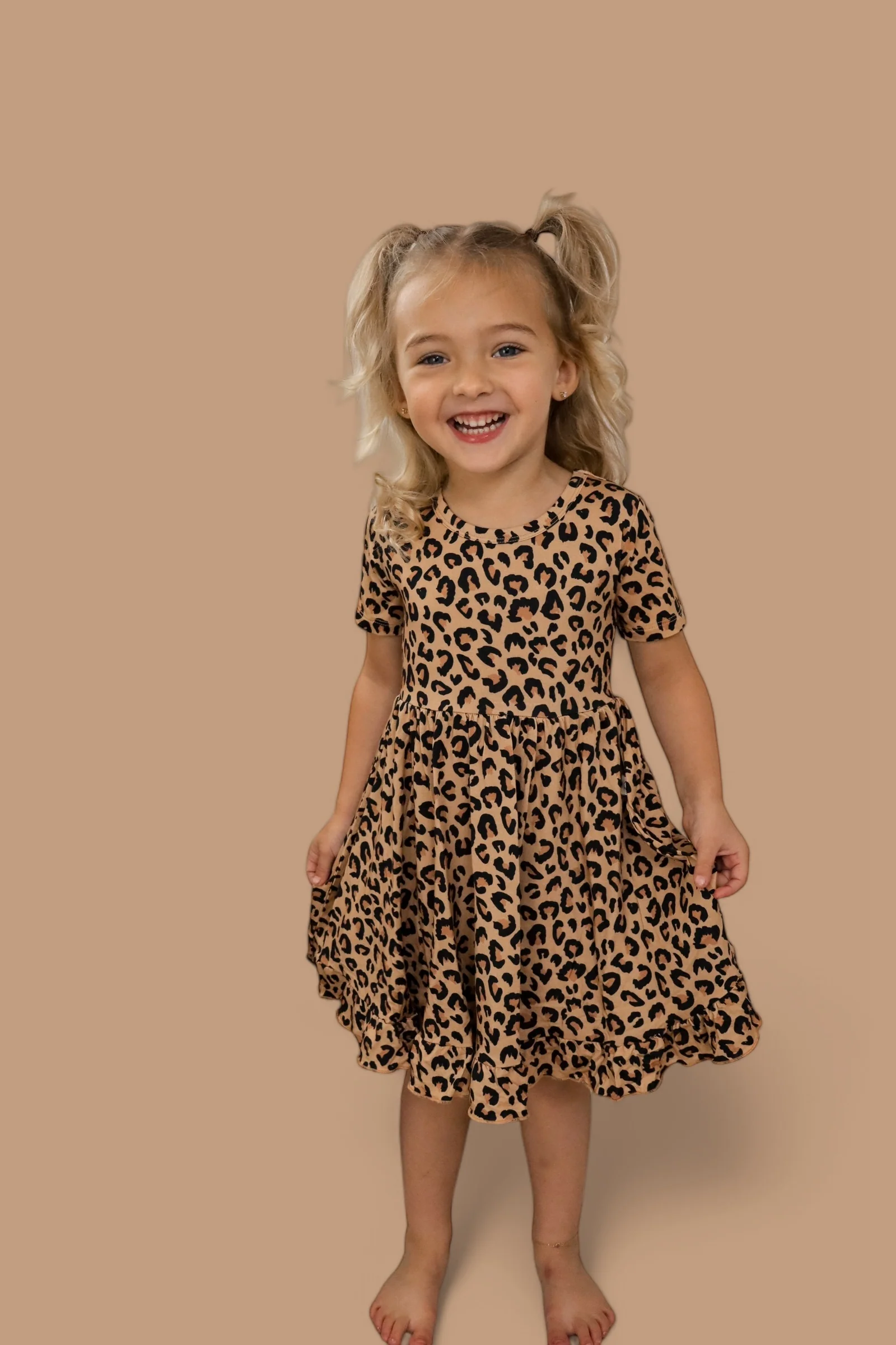LEOPARD DREAM RUFFLE DRESS - Image 22