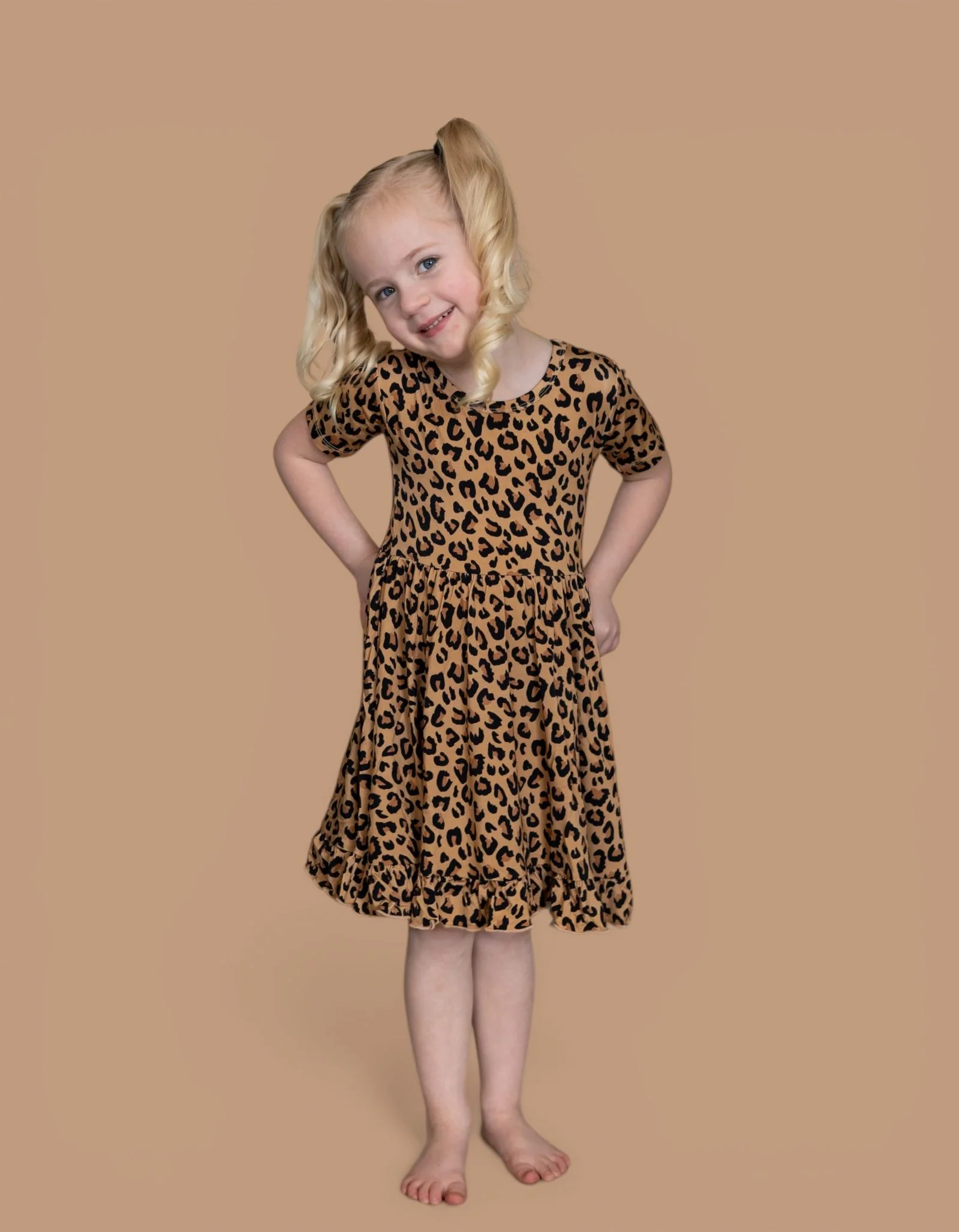 LEOPARD DREAM RUFFLE DRESS - Image 23
