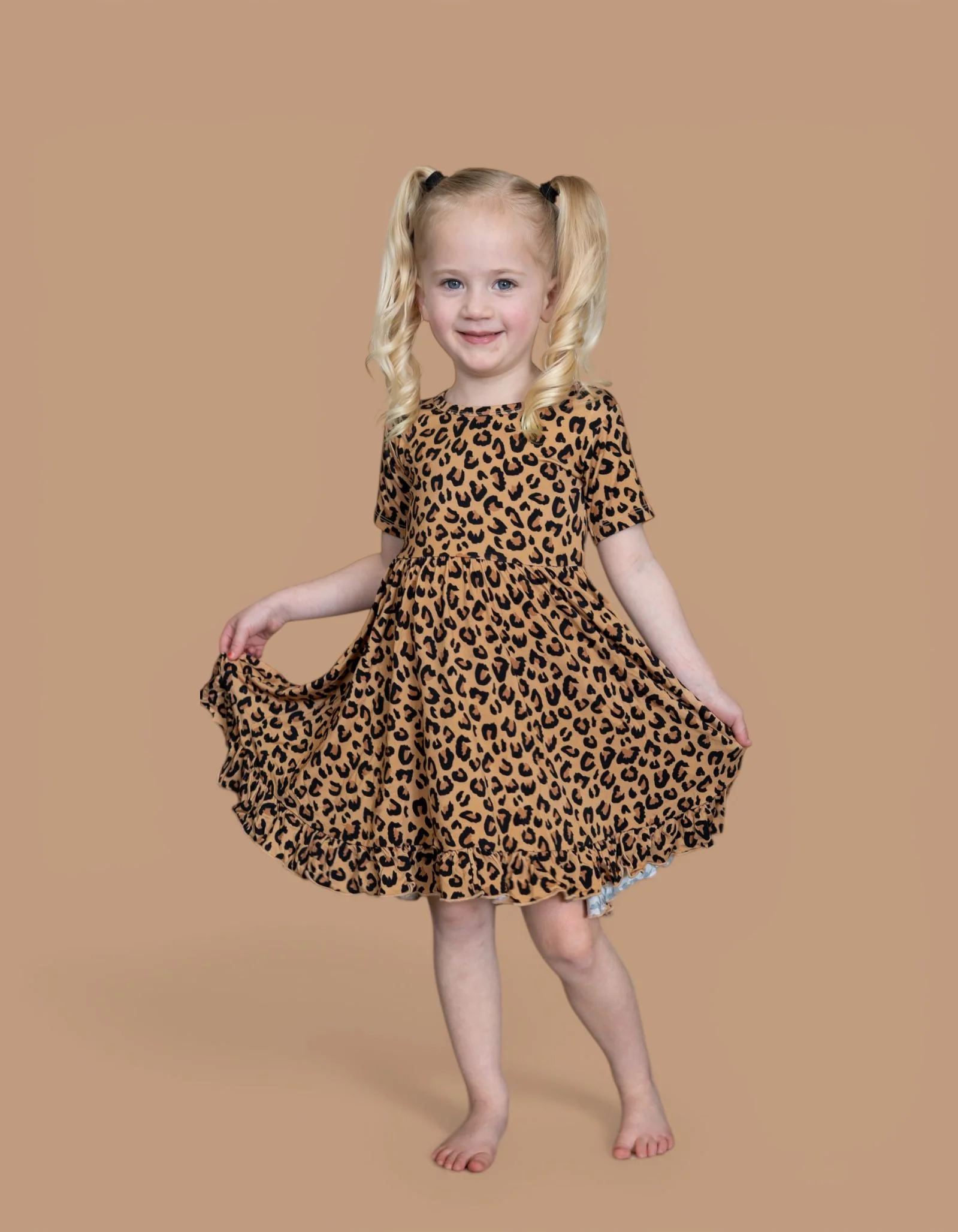 LEOPARD DREAM RUFFLE DRESS - Image 24