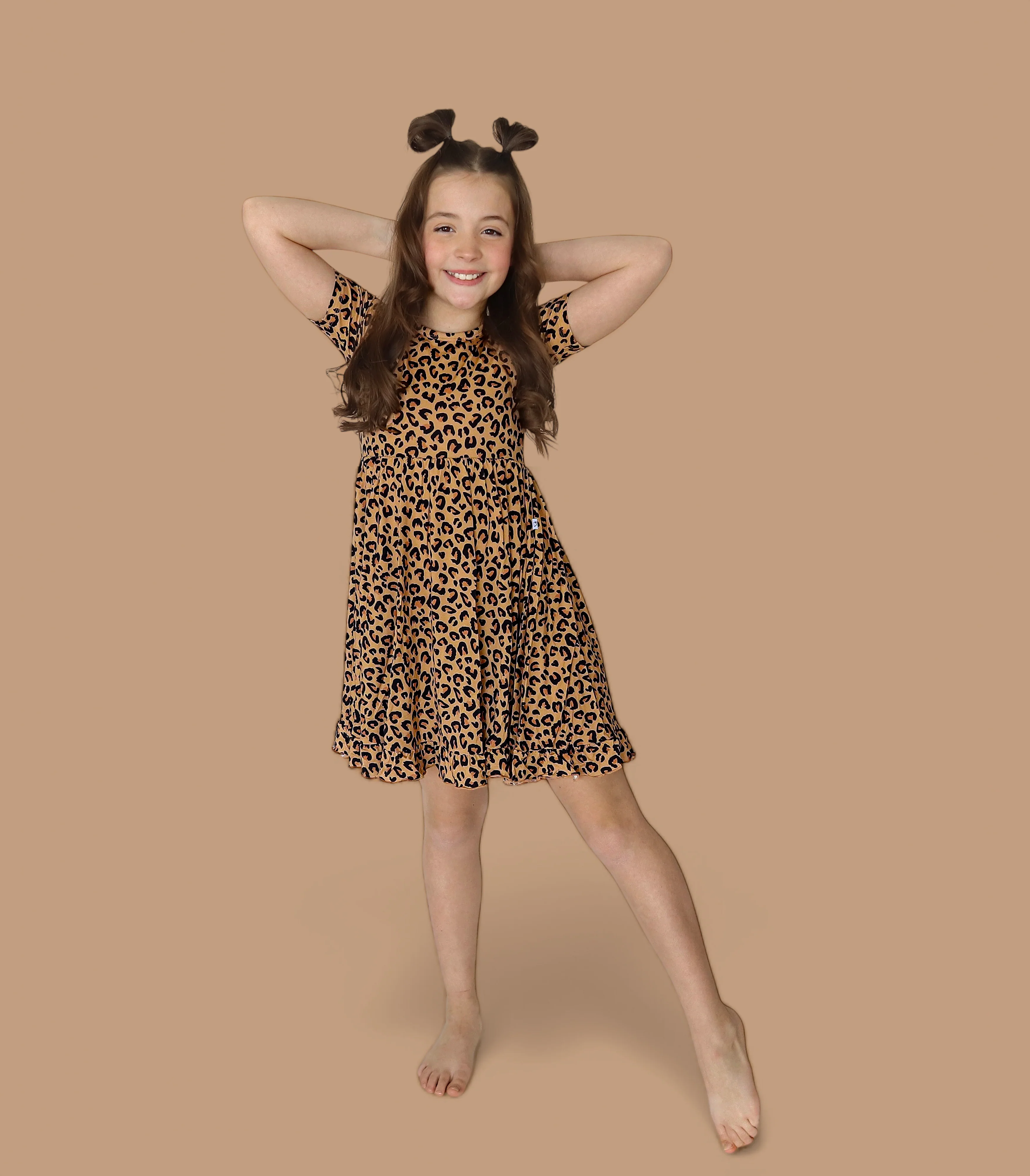 LEOPARD DREAM RUFFLE DRESS - Image 7