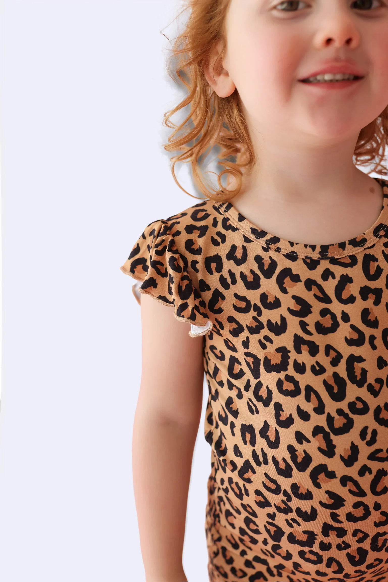 LEOPARD DREAM RUFFLE SHORT SET - Image 6