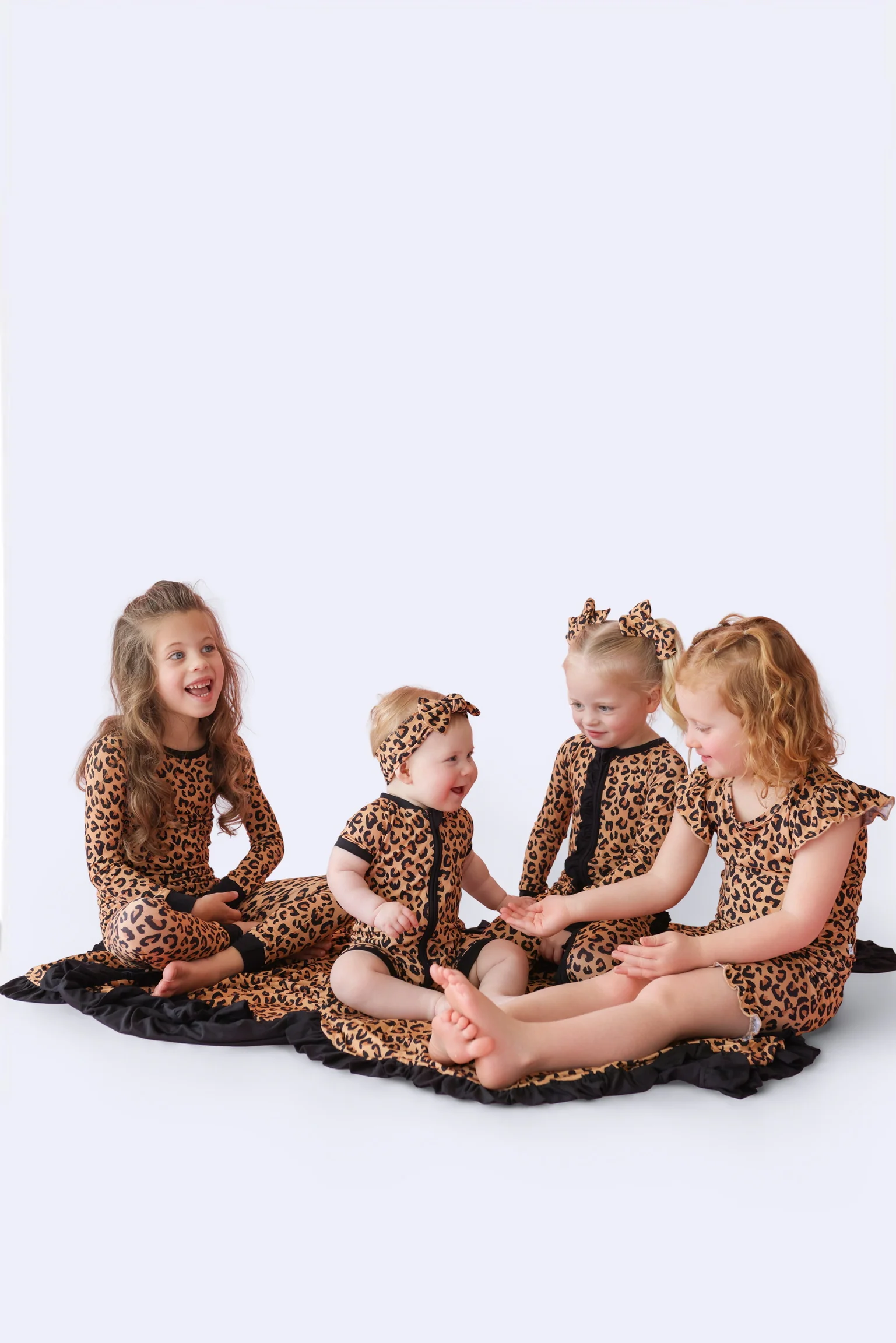 LEOPARD DREAM RUFFLE SHORT SET - Image 7