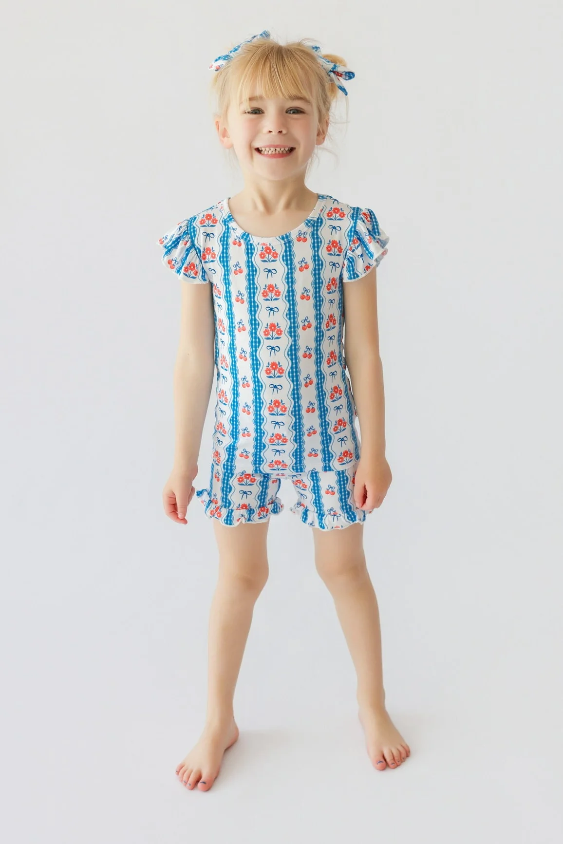 LIBERTY BLOSSOM BOWS DREAM RUFFLE SHORT SET - Image 3