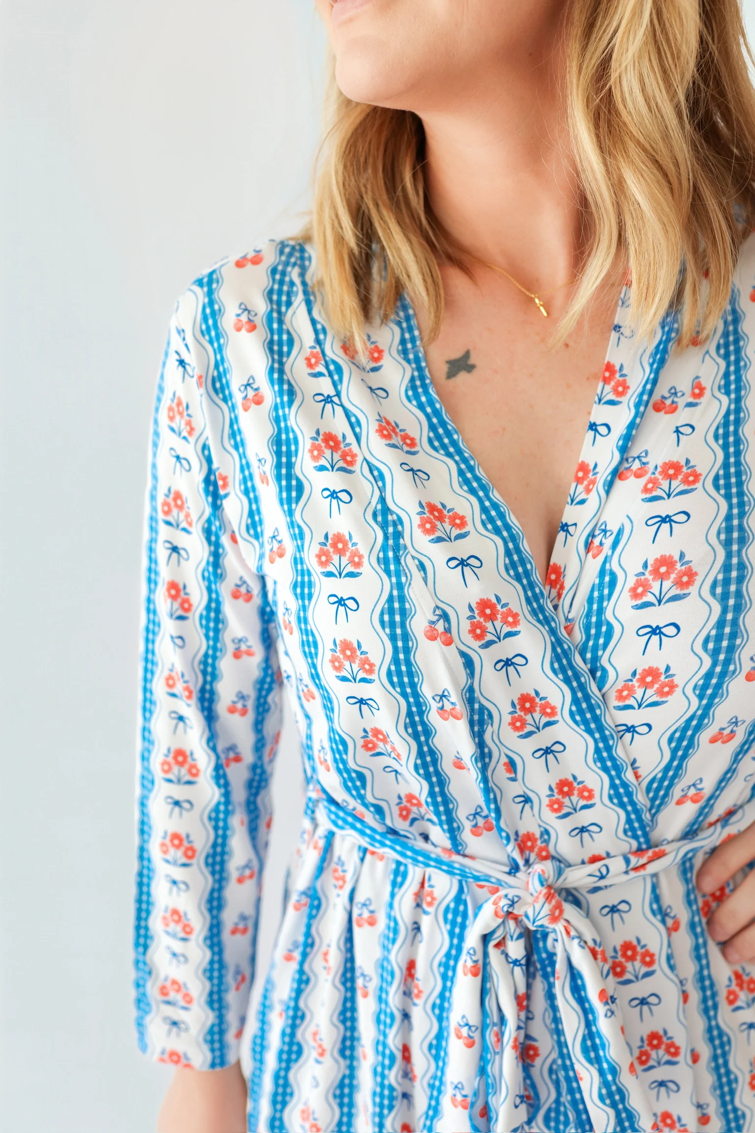 LIBERTY BLOSSOM BOWS WOMEN'S DREAM ROBE - Image 4