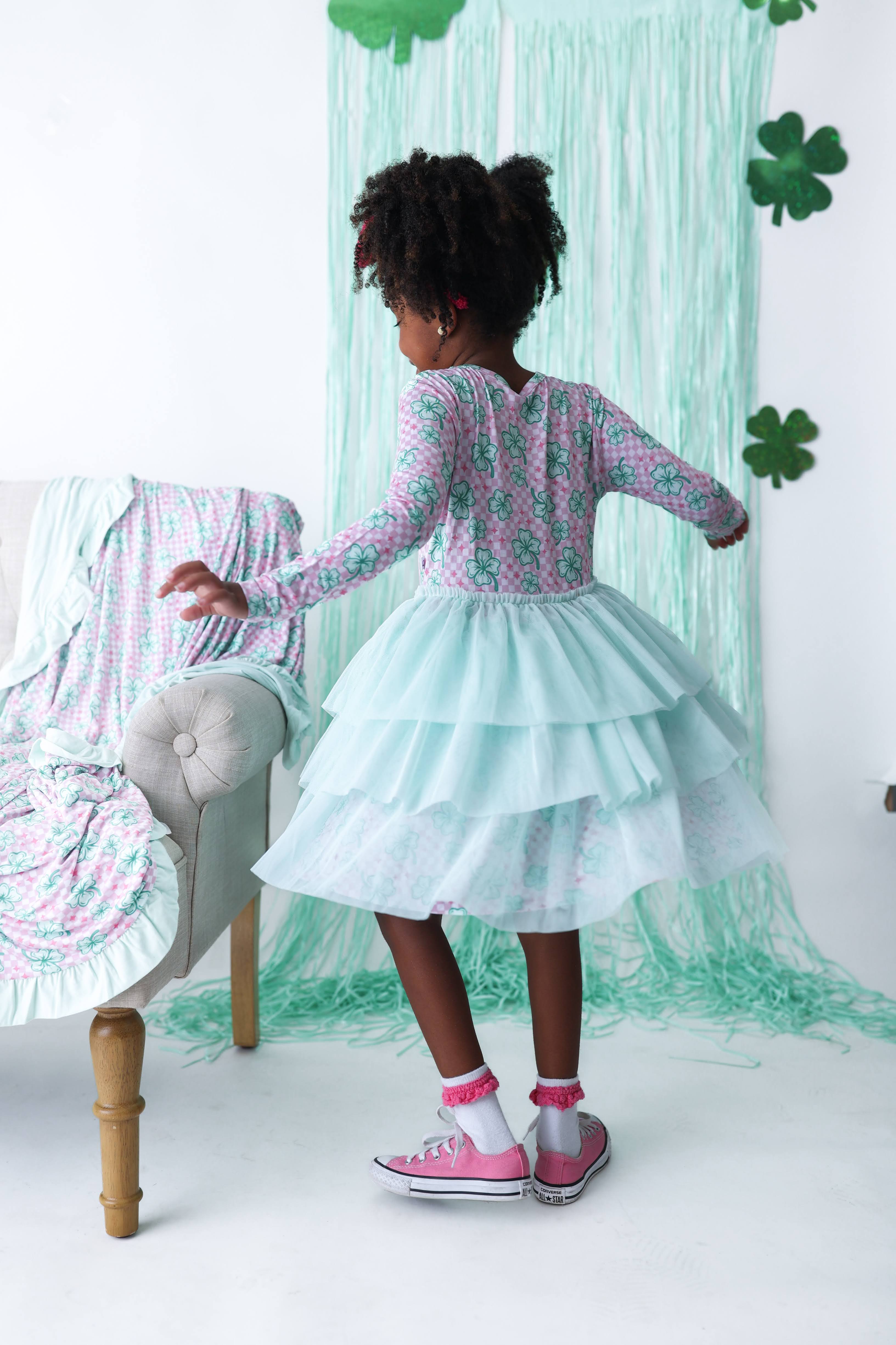 LITTLE MISS SHAMROCK DREAM TUTU DRESS - Image 10