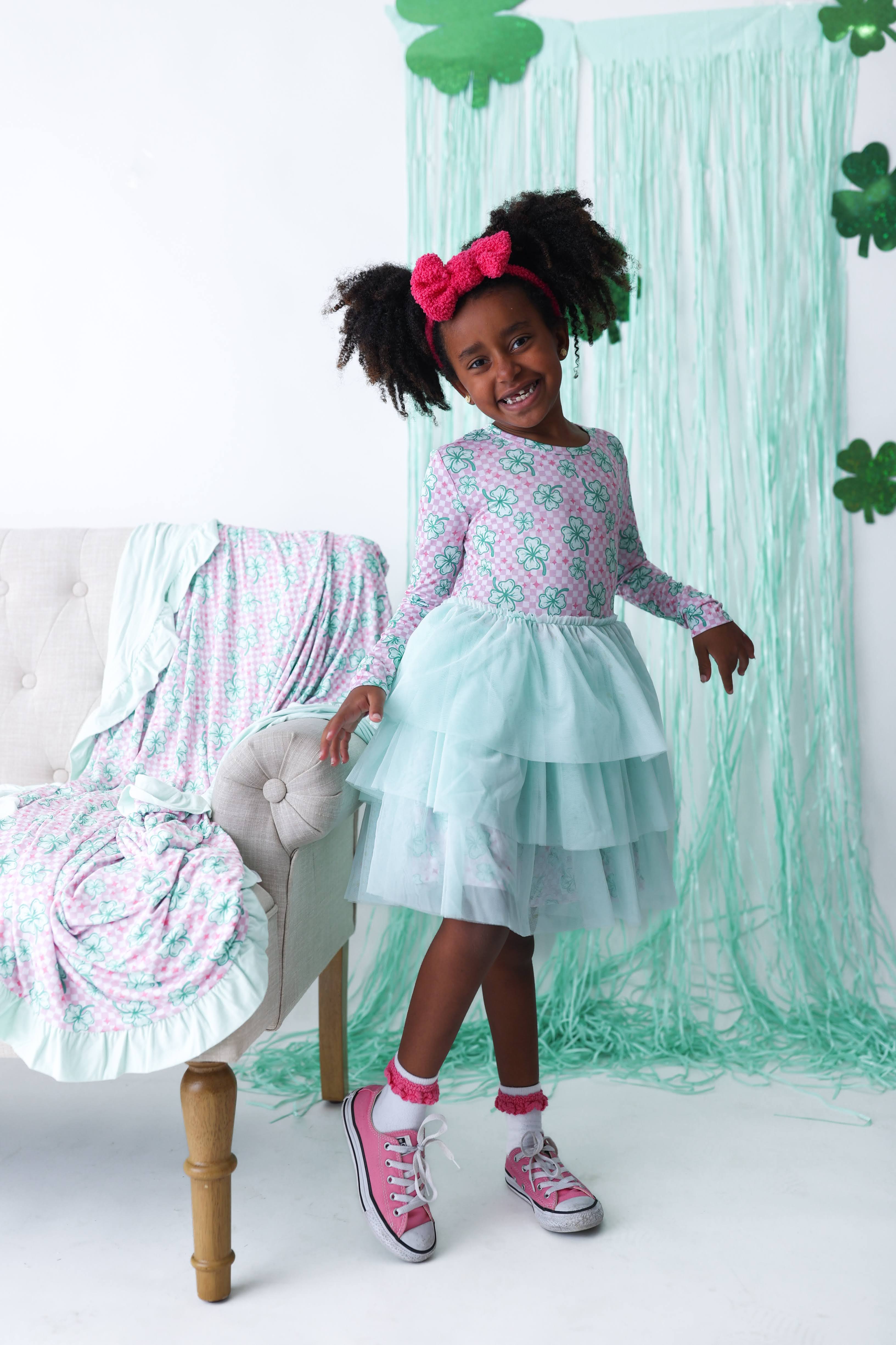 LITTLE MISS SHAMROCK DREAM TUTU DRESS - Image 4