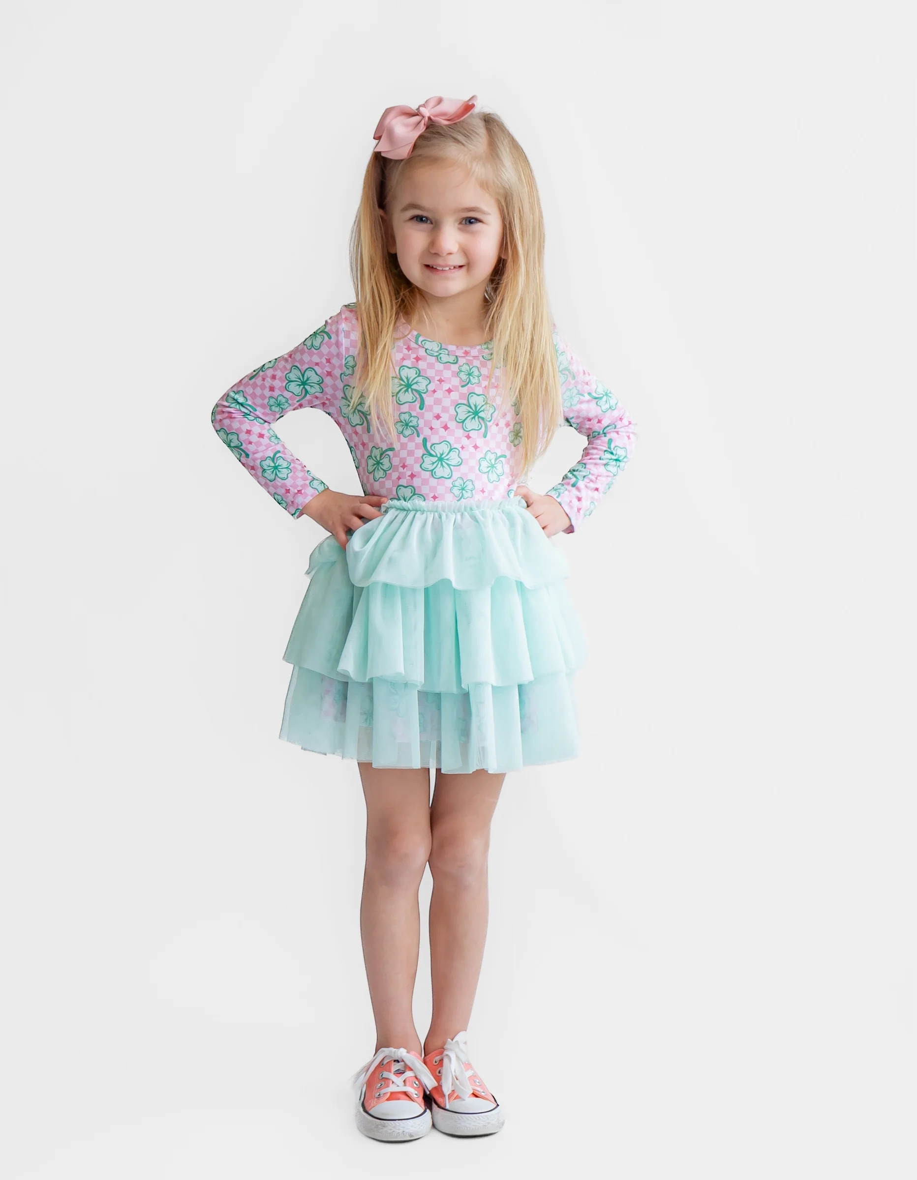 LITTLE MISS SHAMROCK DREAM TUTU DRESS - Image 5
