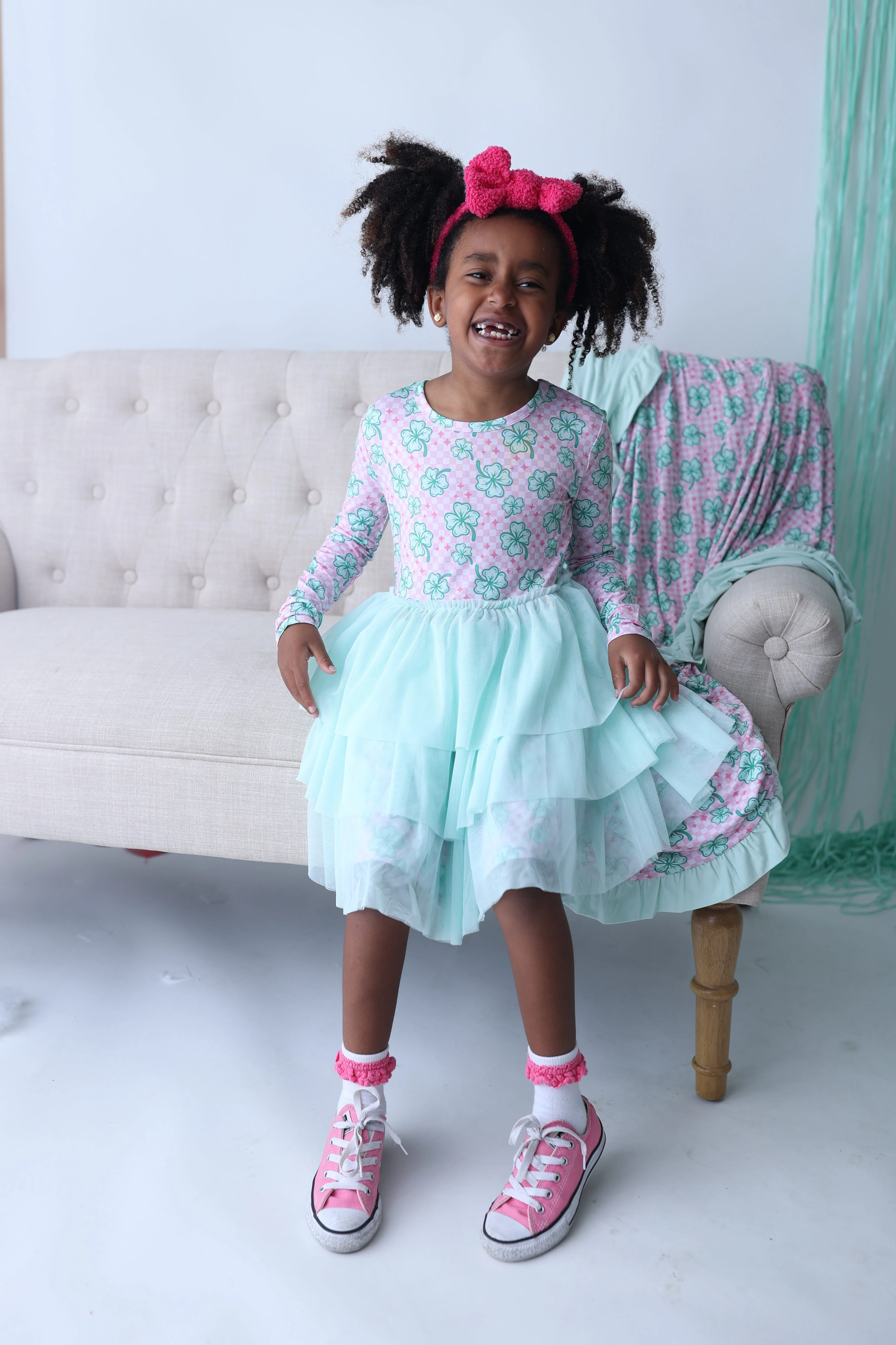 LITTLE MISS SHAMROCK DREAM TUTU DRESS - Image 6