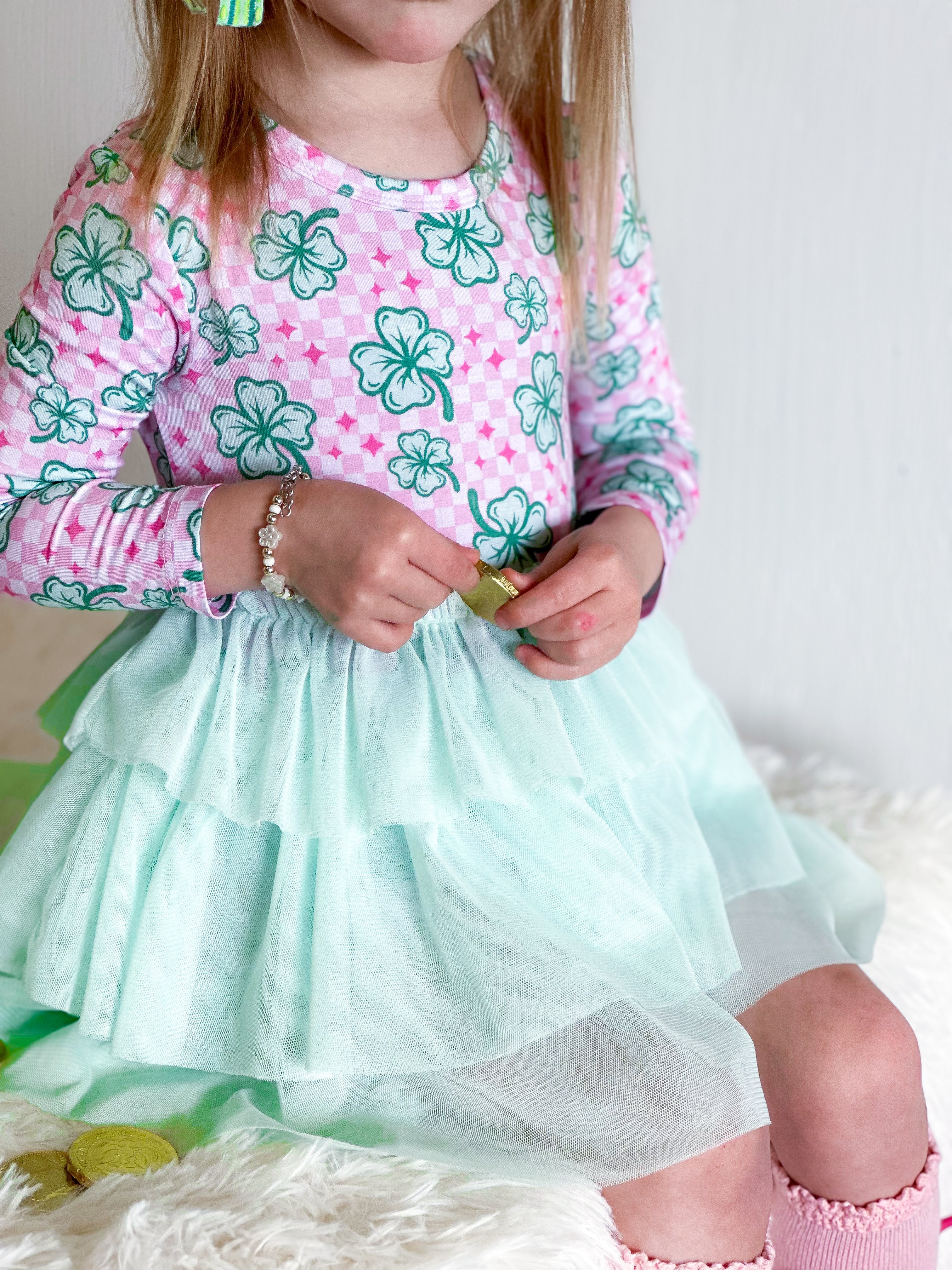 LITTLE MISS SHAMROCK DREAM TUTU DRESS - Image 9