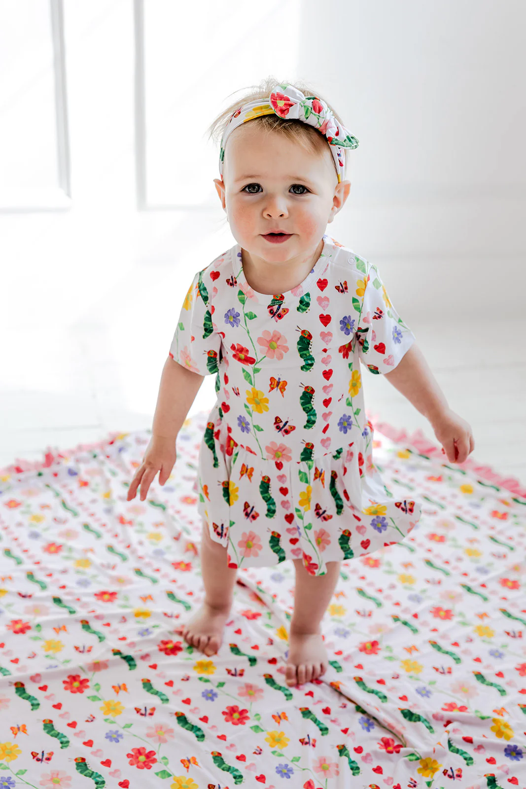 LOVEBUG BLOOMS DREAM BODYSUIT DRESS - Image 4