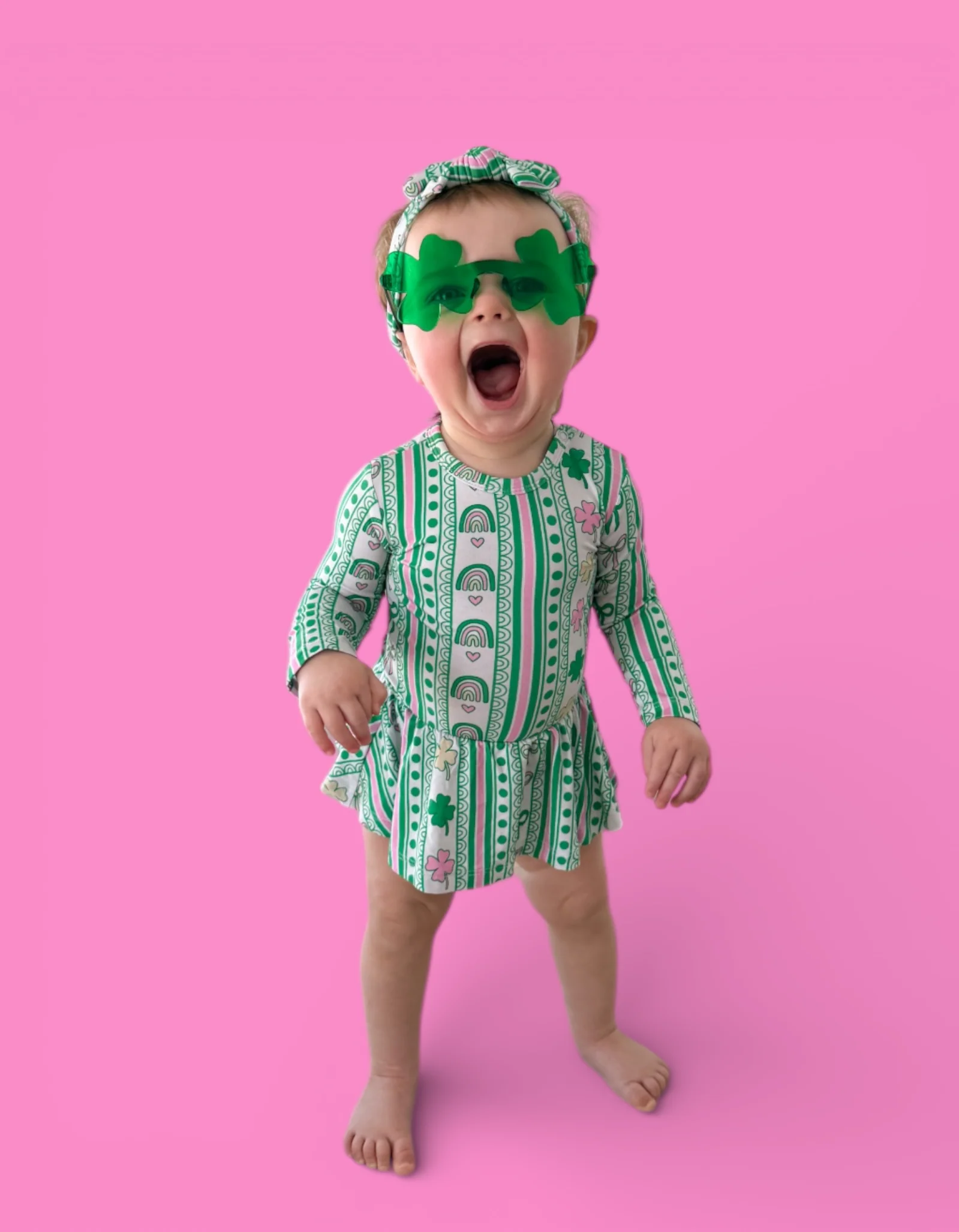 LUCKY RAINBOW RIBBONS DREAM BODYSUIT DRESS - Image 9