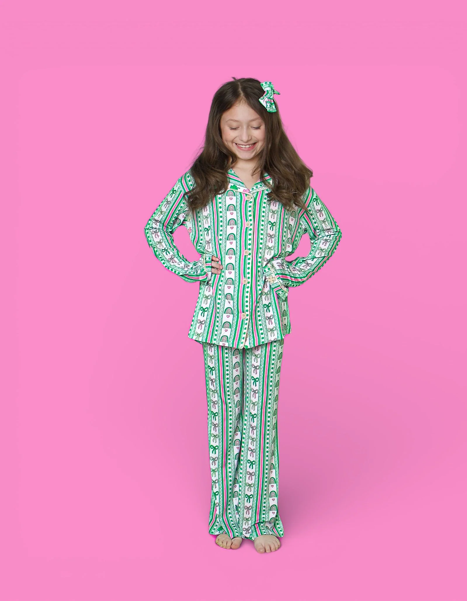 LUCKY RAINBOW RIBBONS DREAM GIRL'S FLARE SET - Image 5