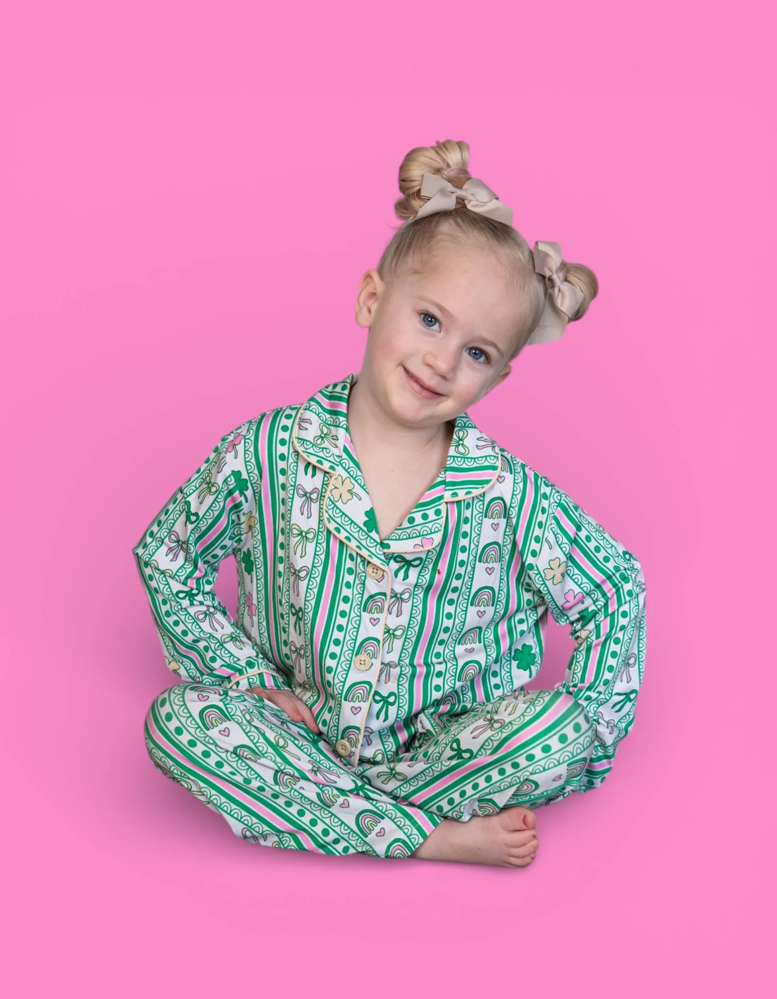 LUCKY RAINBOW RIBBONS DREAM GIRL'S FLARE SET - Image 6