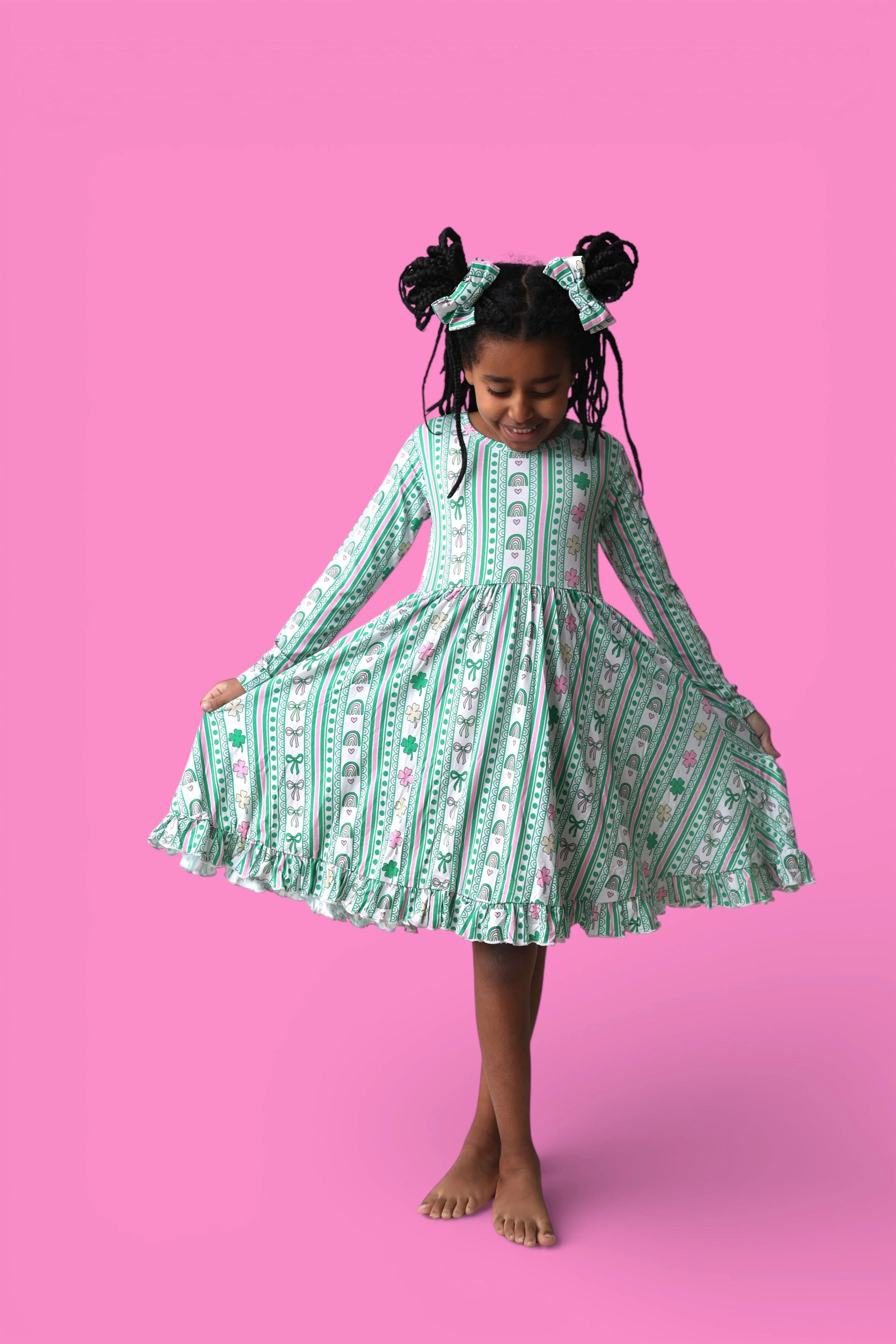 LUCKY RAINBOW RIBBONS DREAM RUFFLE DRESS - Image 11