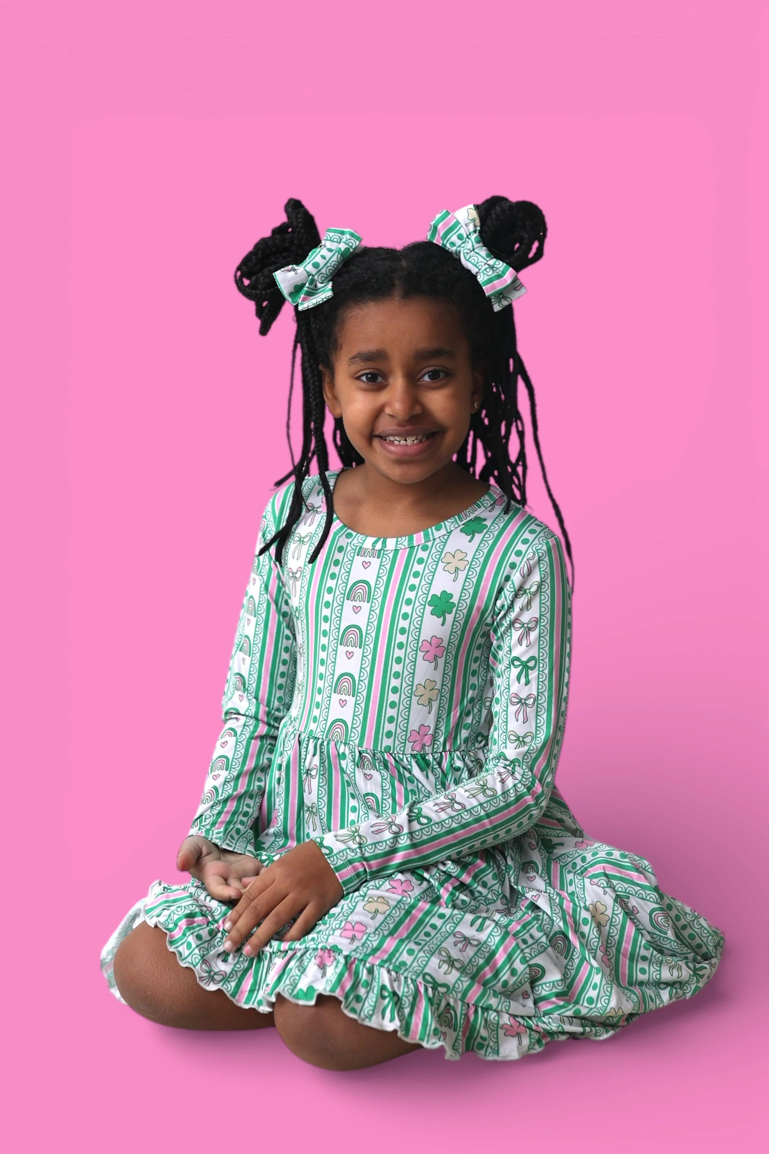 LUCKY RAINBOW RIBBONS DREAM RUFFLE DRESS - Image 12