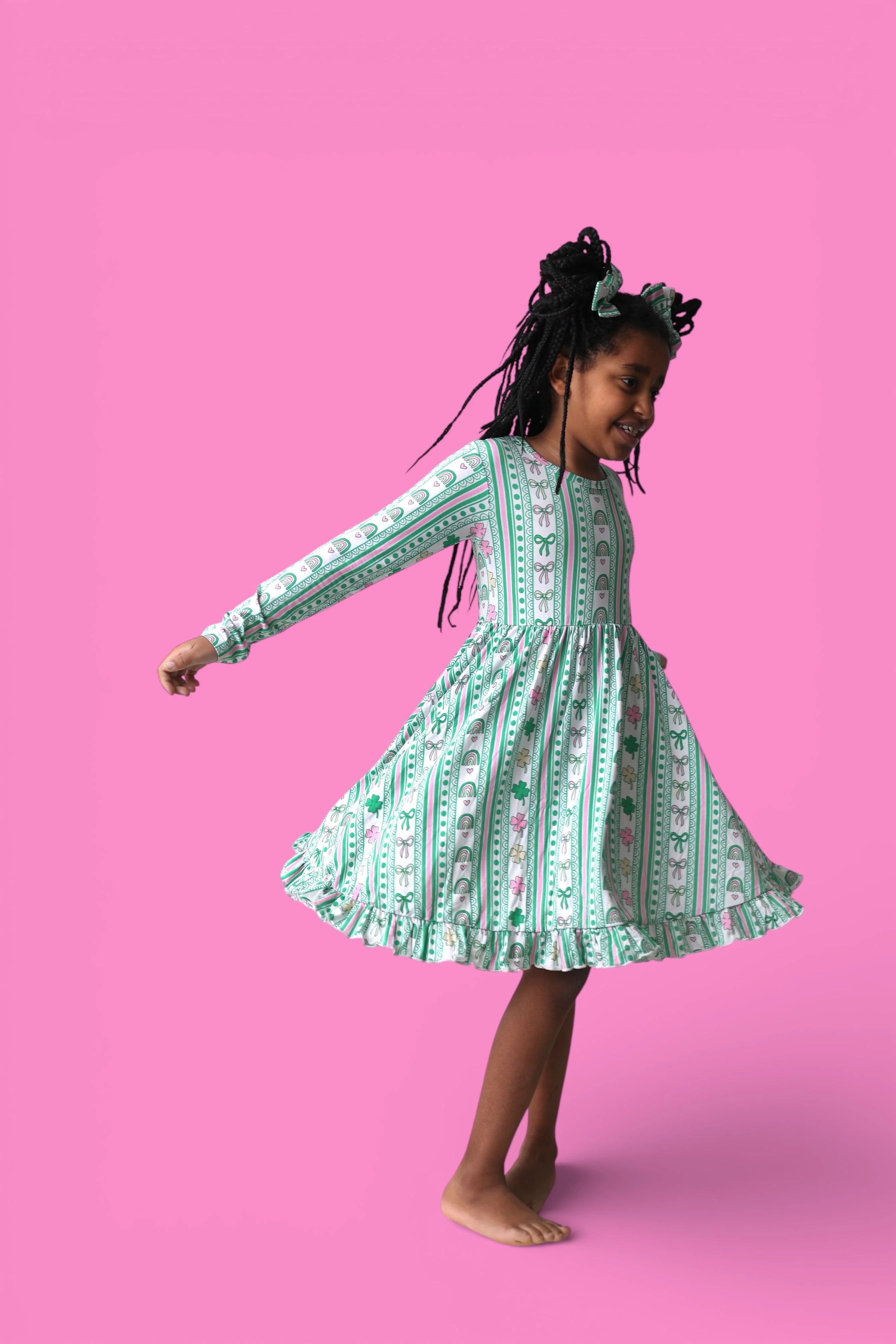 LUCKY RAINBOW RIBBONS DREAM RUFFLE DRESS - Image 13