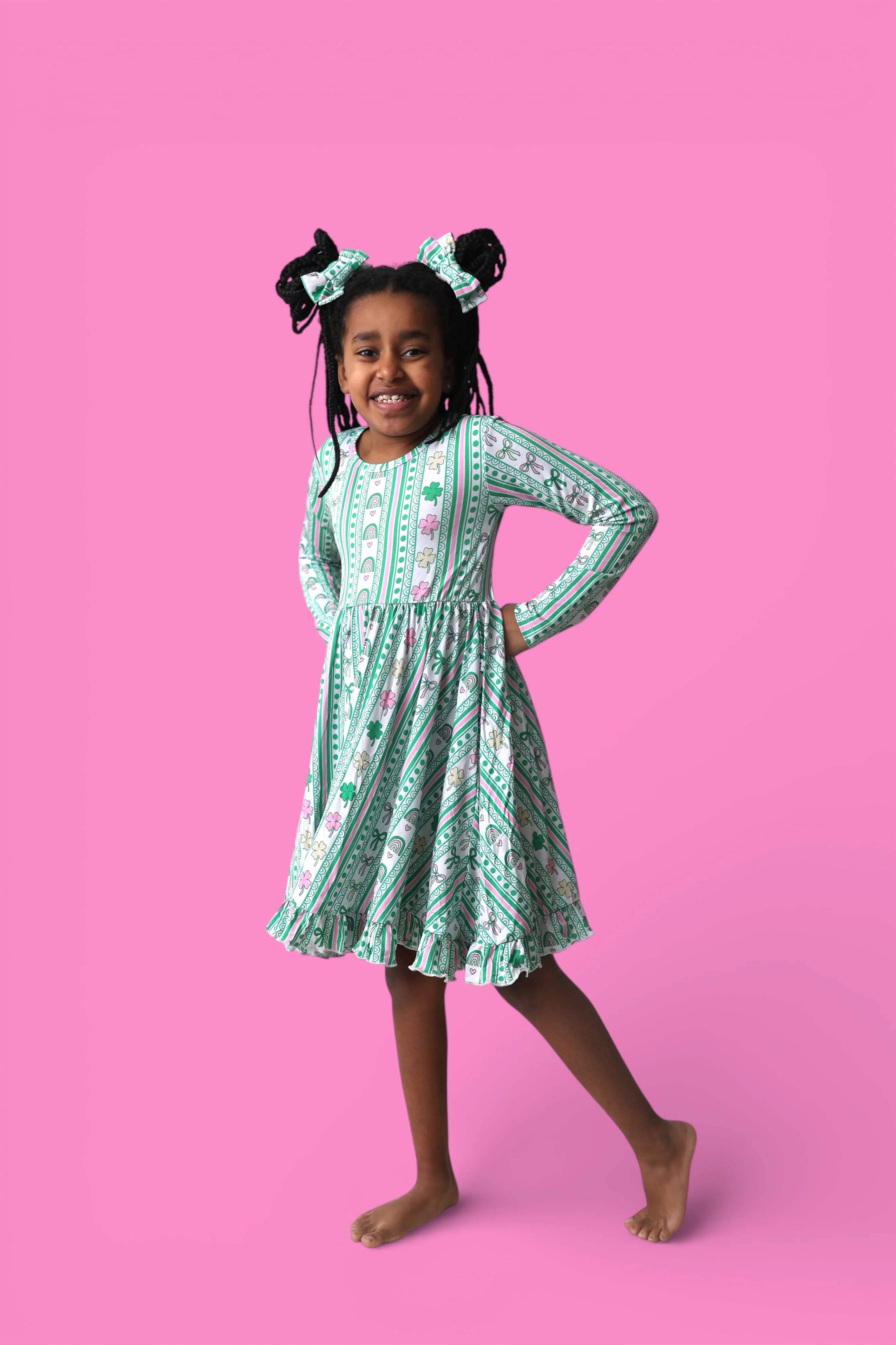 LUCKY RAINBOW RIBBONS DREAM RUFFLE DRESS - Image 5