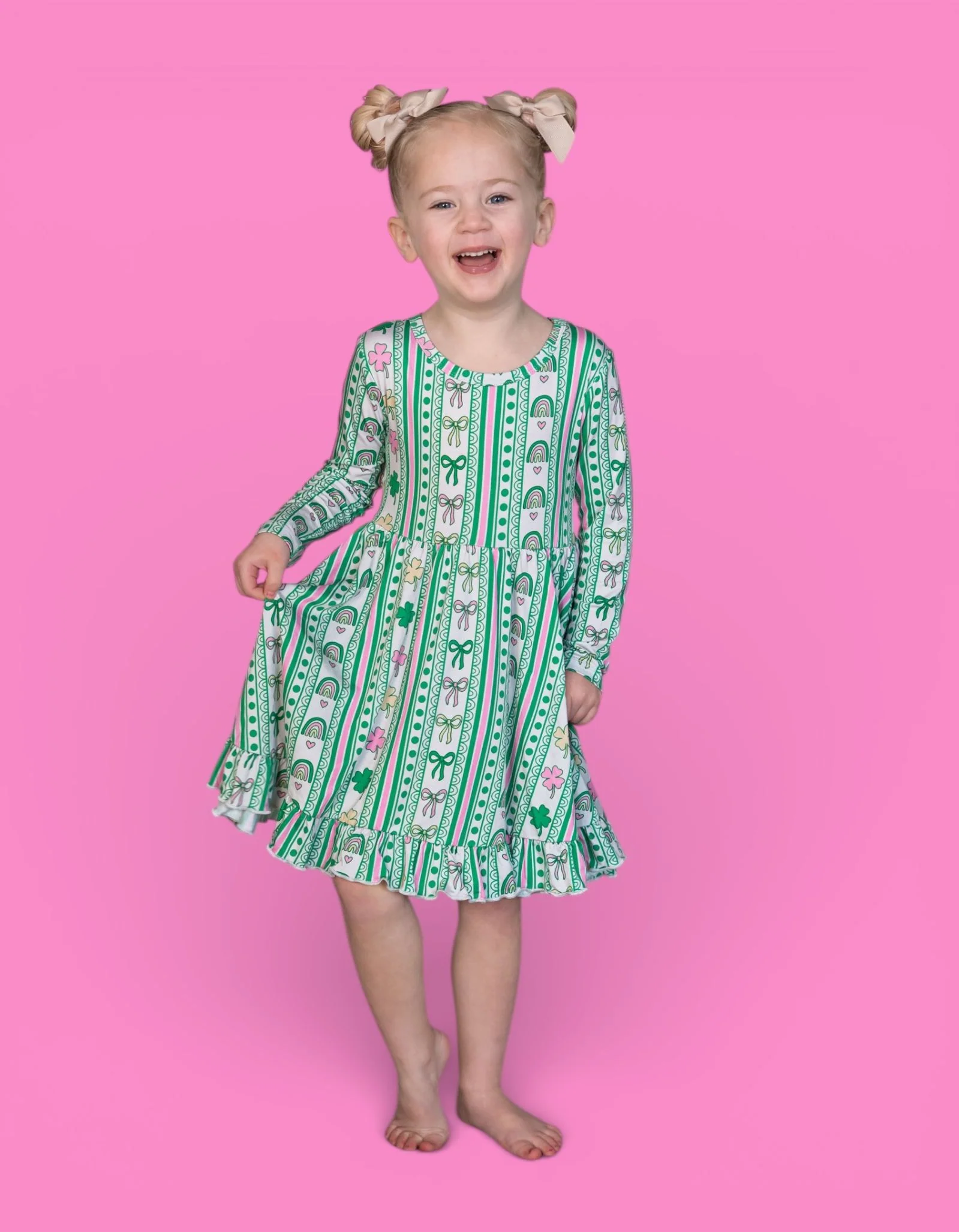 LUCKY RAINBOW RIBBONS DREAM RUFFLE DRESS - Image 6