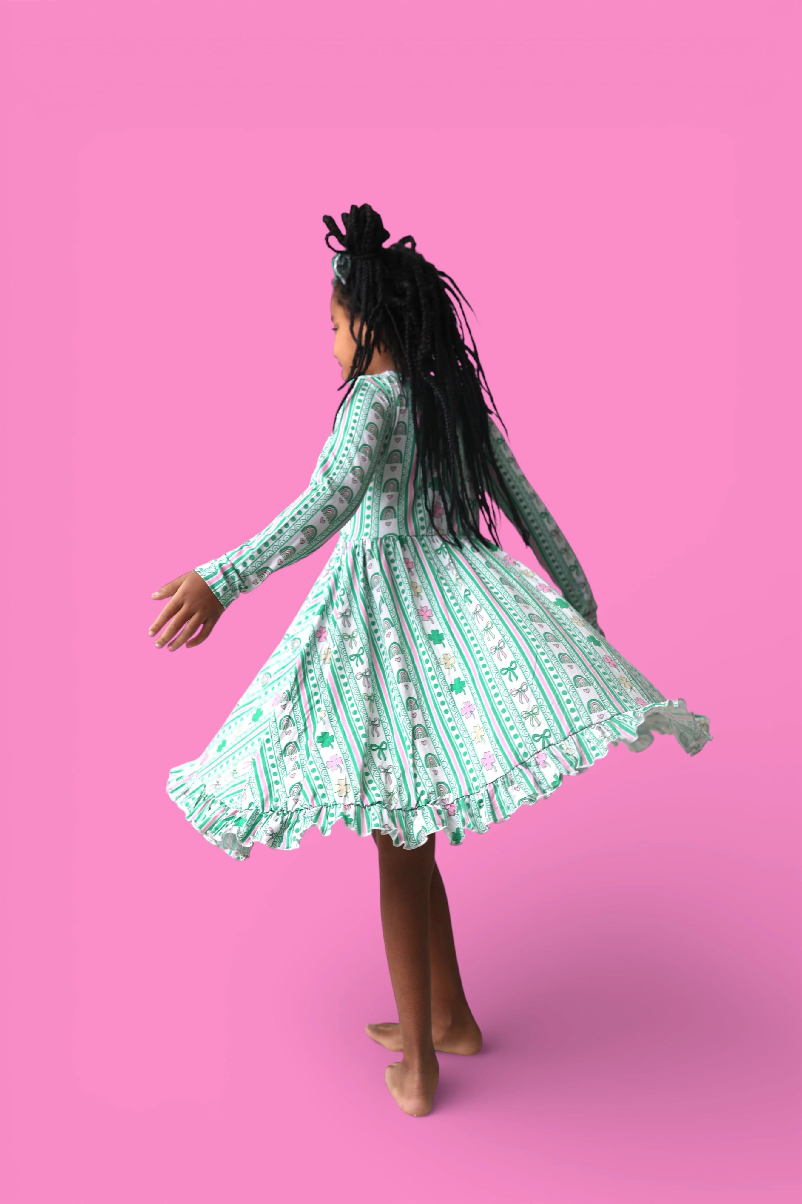 LUCKY RAINBOW RIBBONS DREAM RUFFLE DRESS - Image 7
