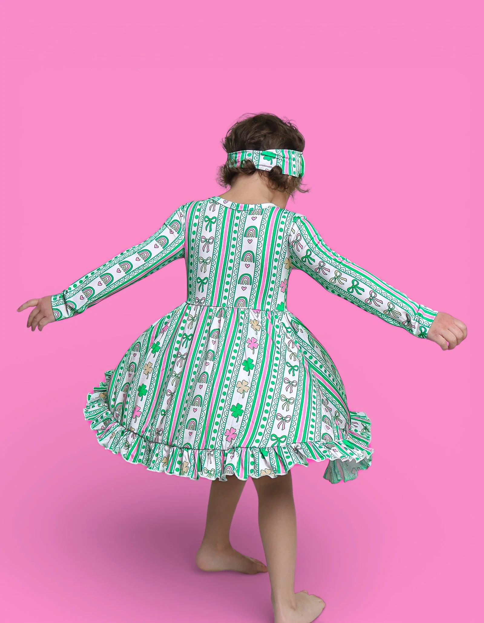 LUCKY RAINBOW RIBBONS DREAM RUFFLE DRESS - Image 8
