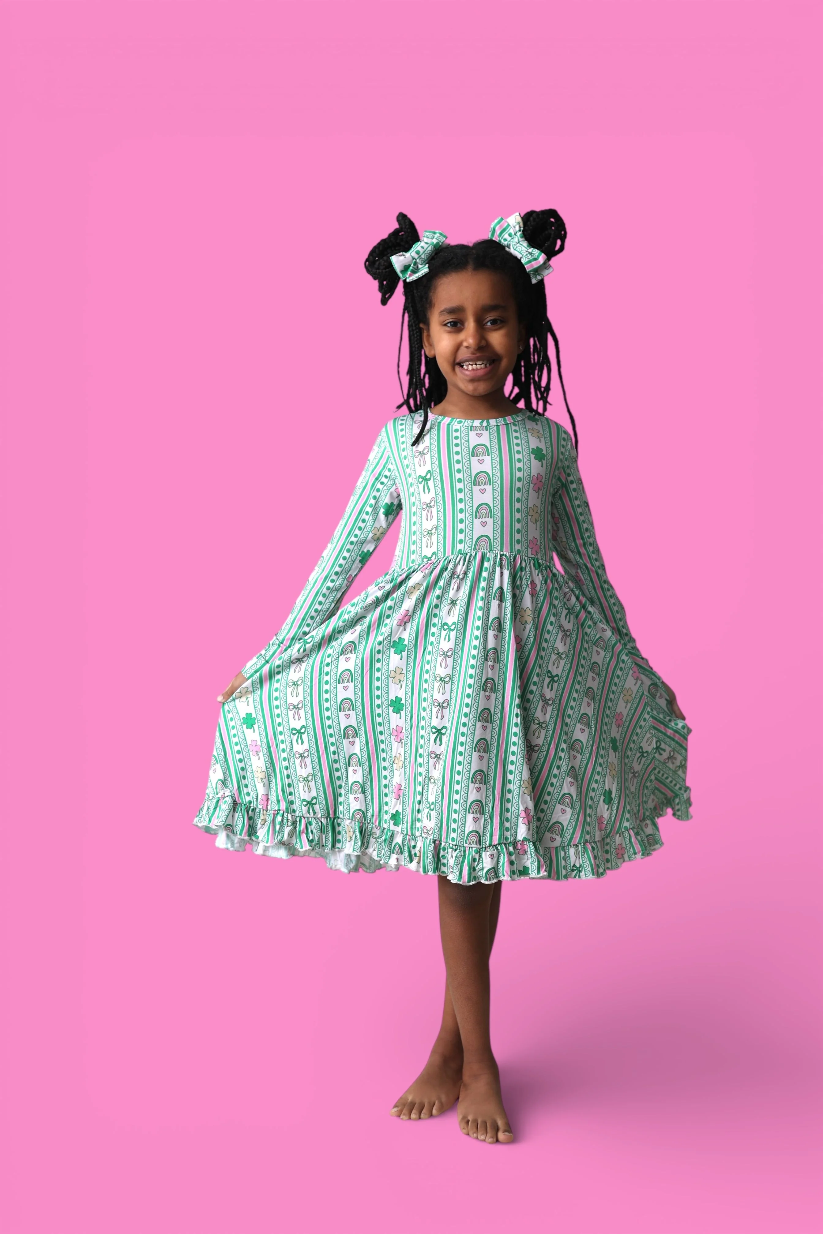 LUCKY RAINBOW RIBBONS DREAM RUFFLE DRESS - Image 9