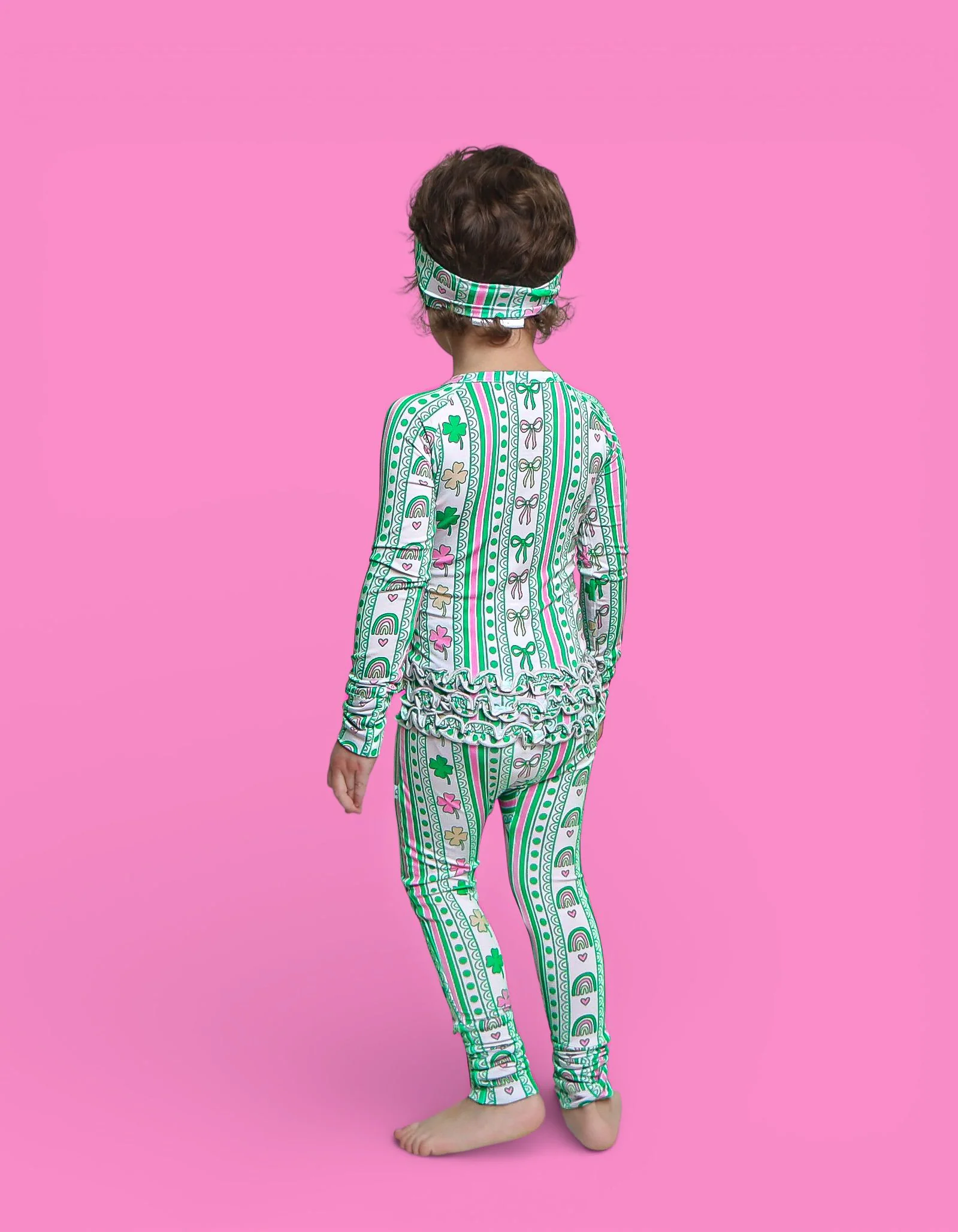 LUCKY RAINBOW RIBBONS DREAM RUFFLE ROMPER - Image 9