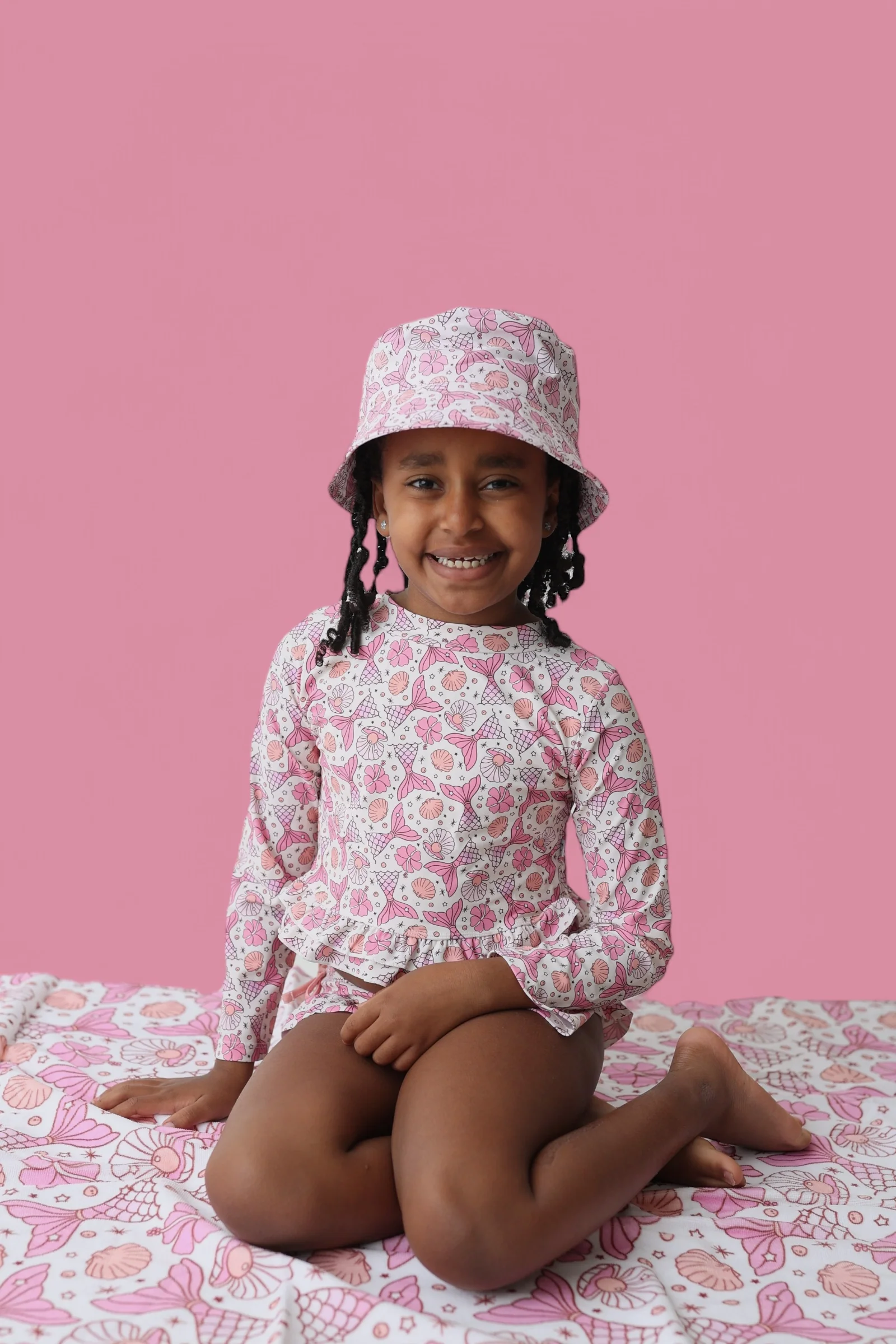 MAGICAL MERMAID DREAM TWO-PIECE RASH GUARD RUFFLE SWIM SUIT - Image 13