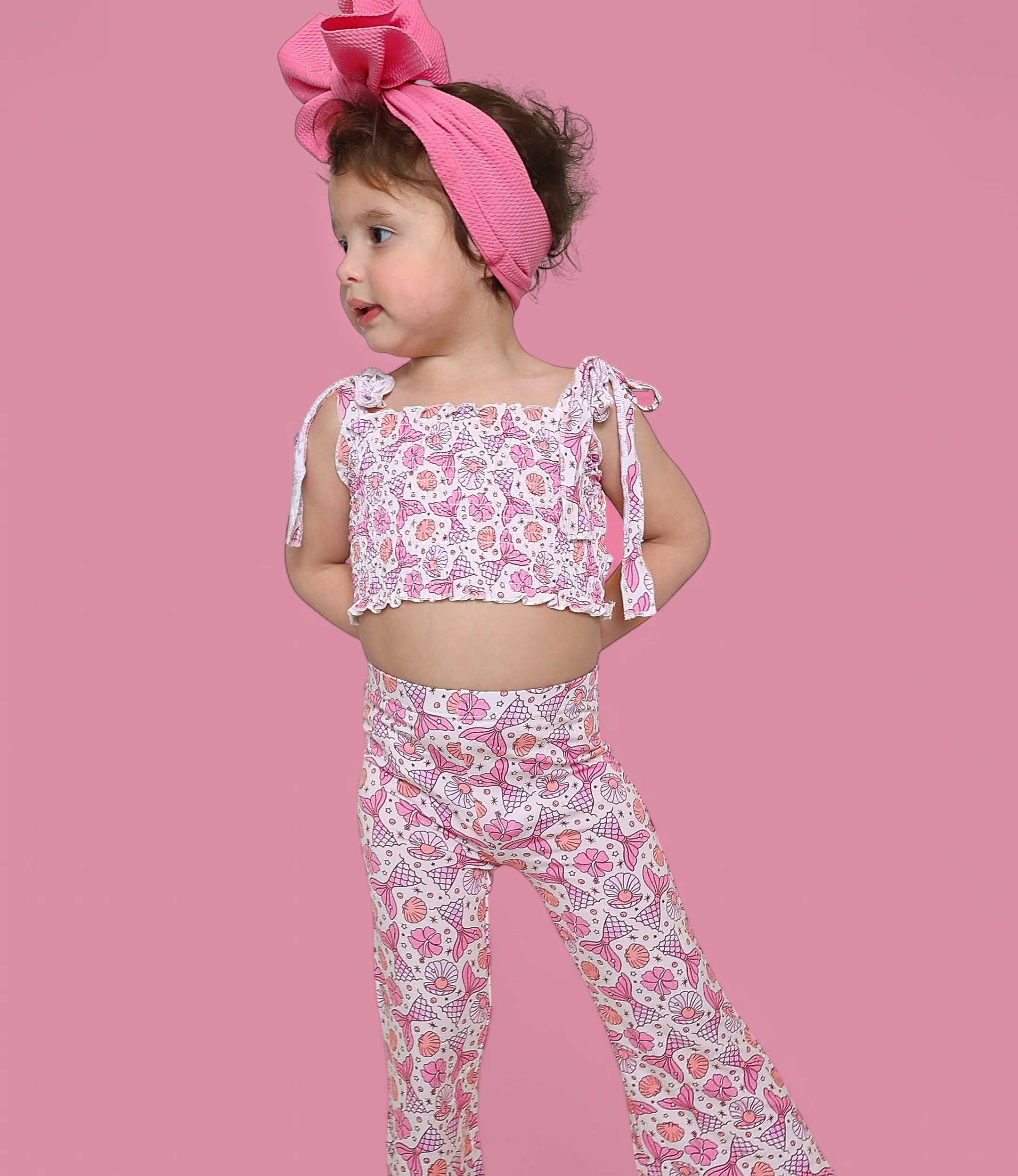 MAGICAL MERMAID DREAM SMOCKED FLARE SET - Image 13