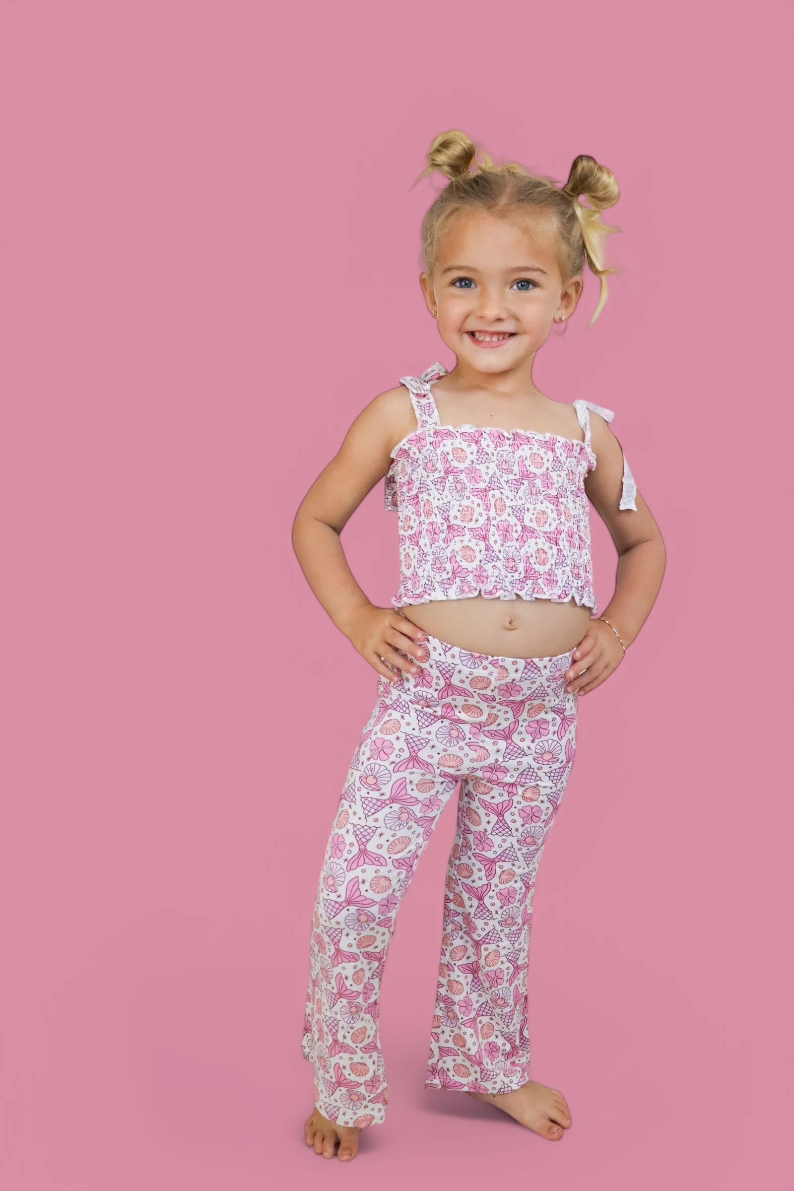 MAGICAL MERMAID DREAM SMOCKED FLARE SET - Image 2