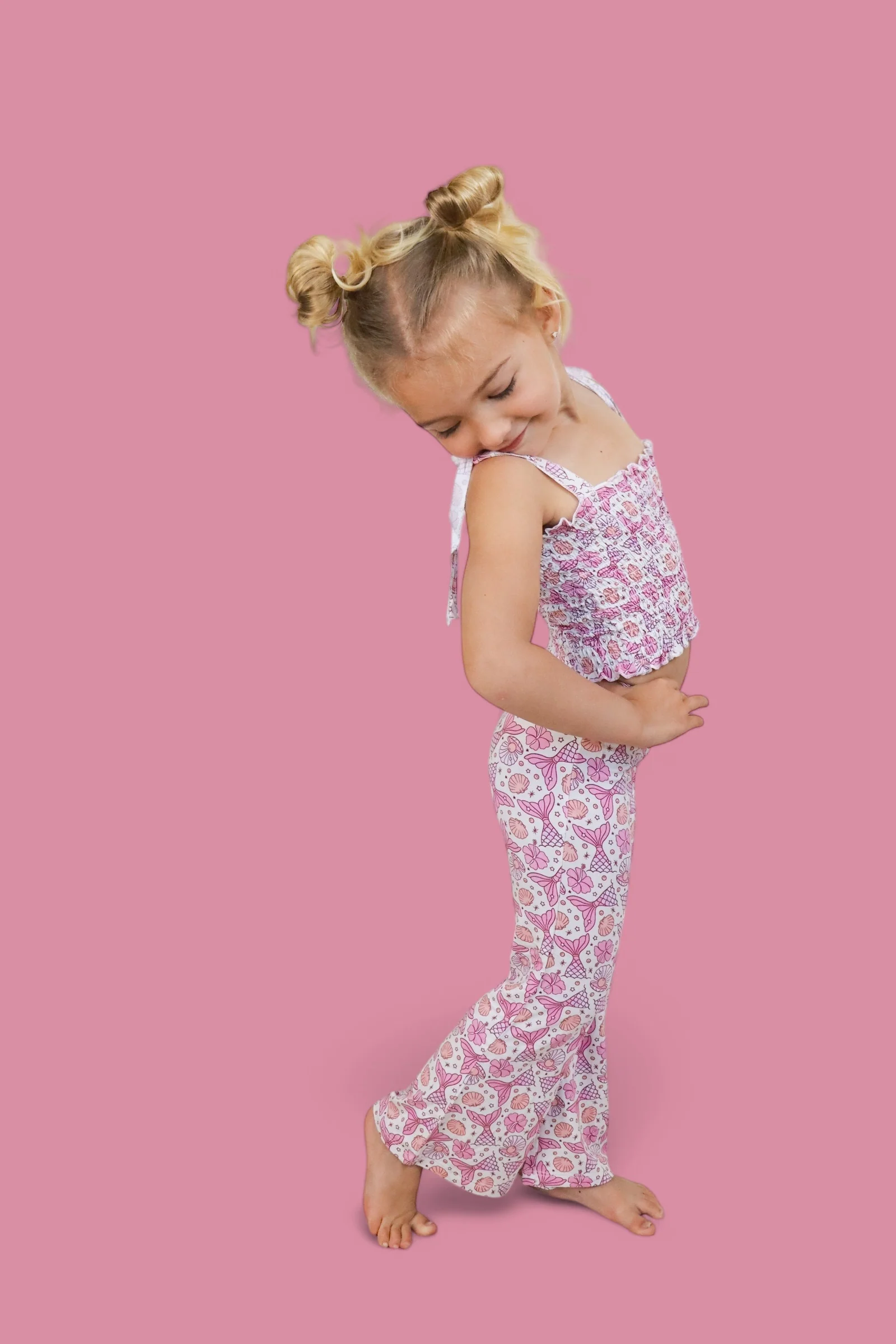 MAGICAL MERMAID DREAM SMOCKED FLARE SET - Image 4