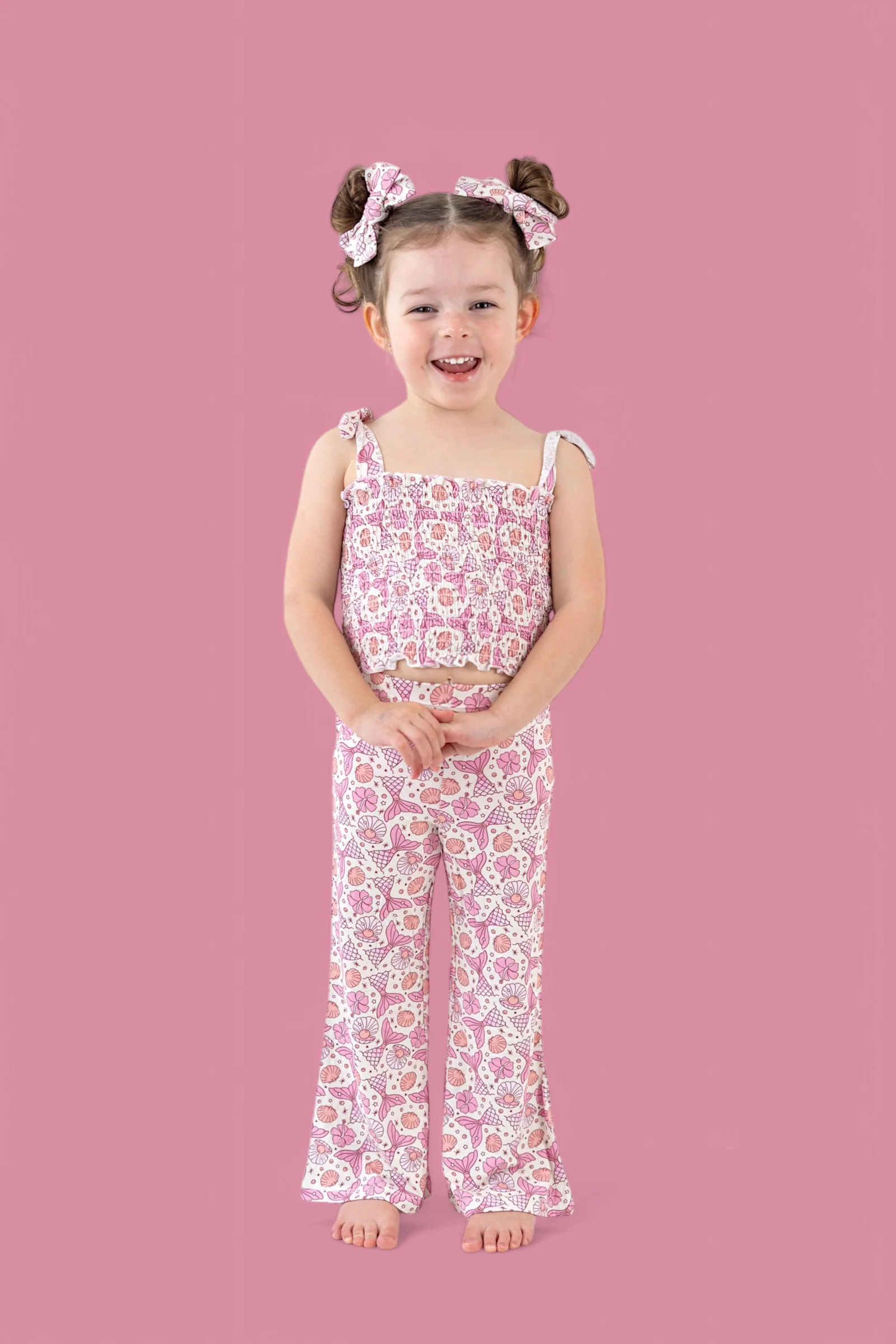 MAGICAL MERMAID DREAM SMOCKED FLARE SET - Image 7