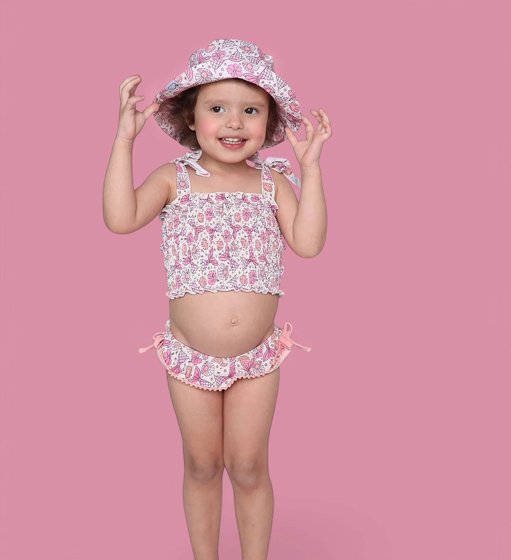 MAGICAL MERMAID DREAM SMOCKED TANKINI TWO PIECE SWIM SUIT - Image 10