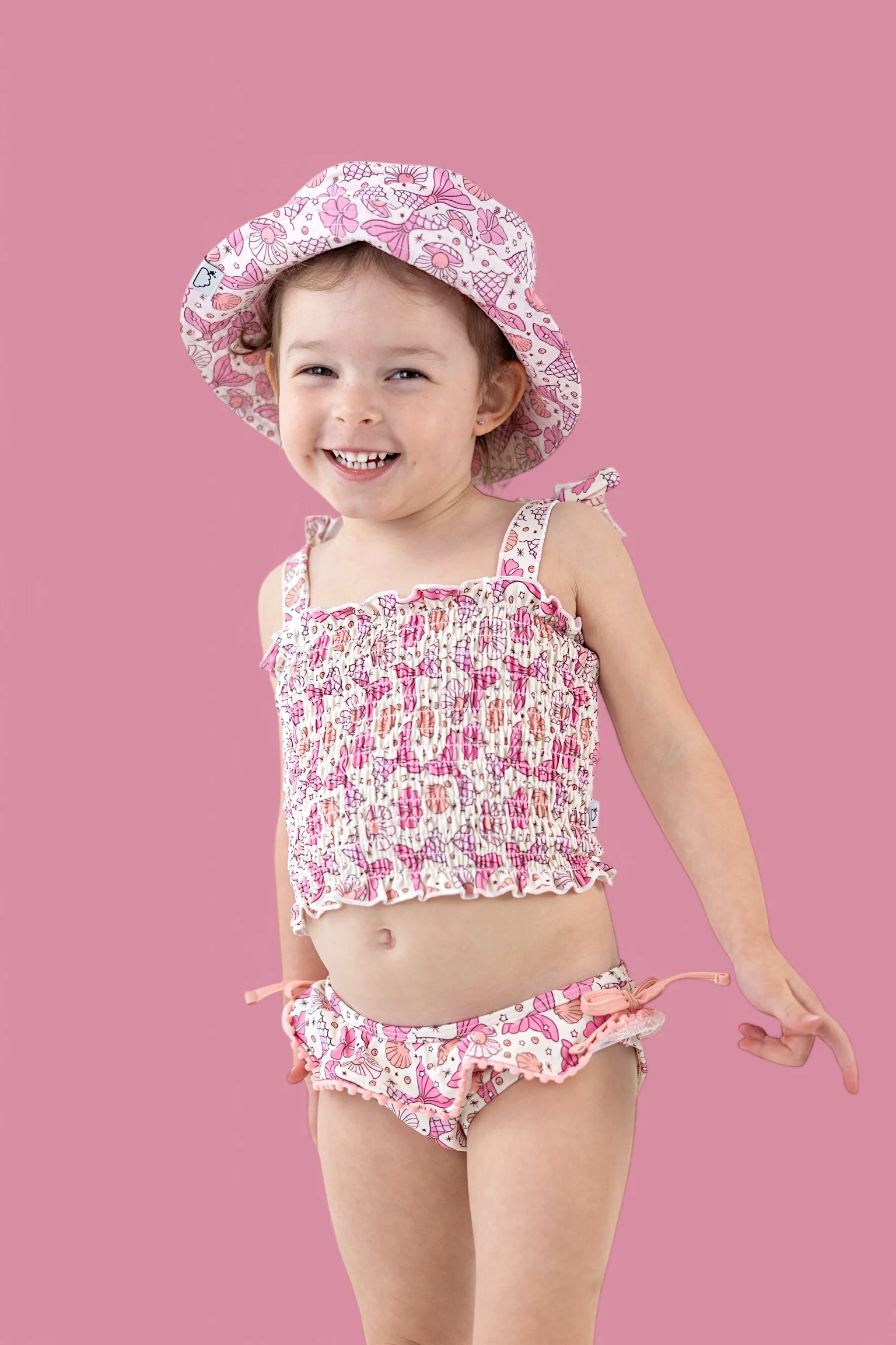 MAGICAL MERMAID DREAM SMOCKED TANKINI TWO PIECE SWIM SUIT - Image 11