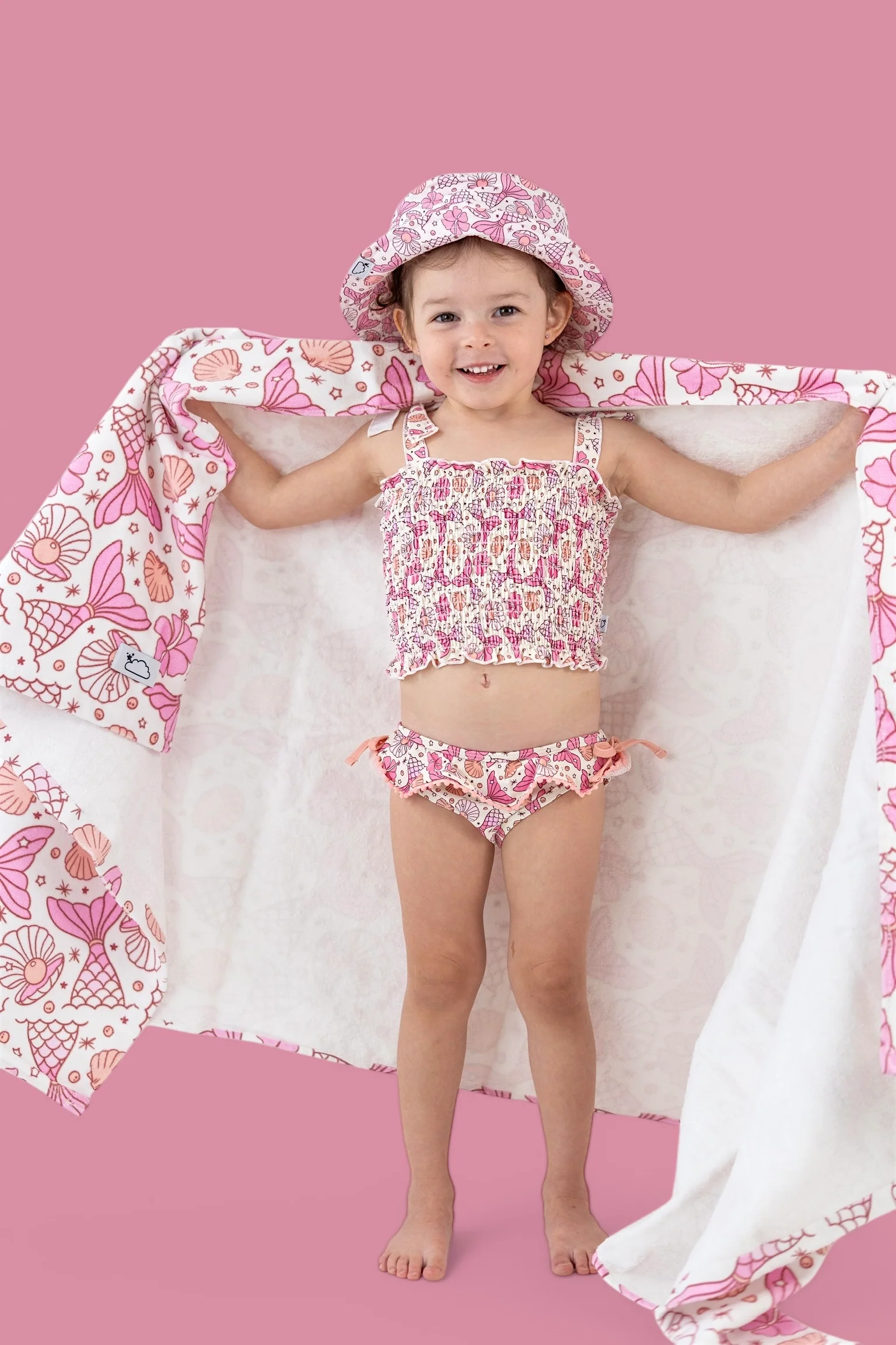MAGICAL MERMAID DREAM SMOCKED TANKINI TWO PIECE SWIM SUIT - Image 13