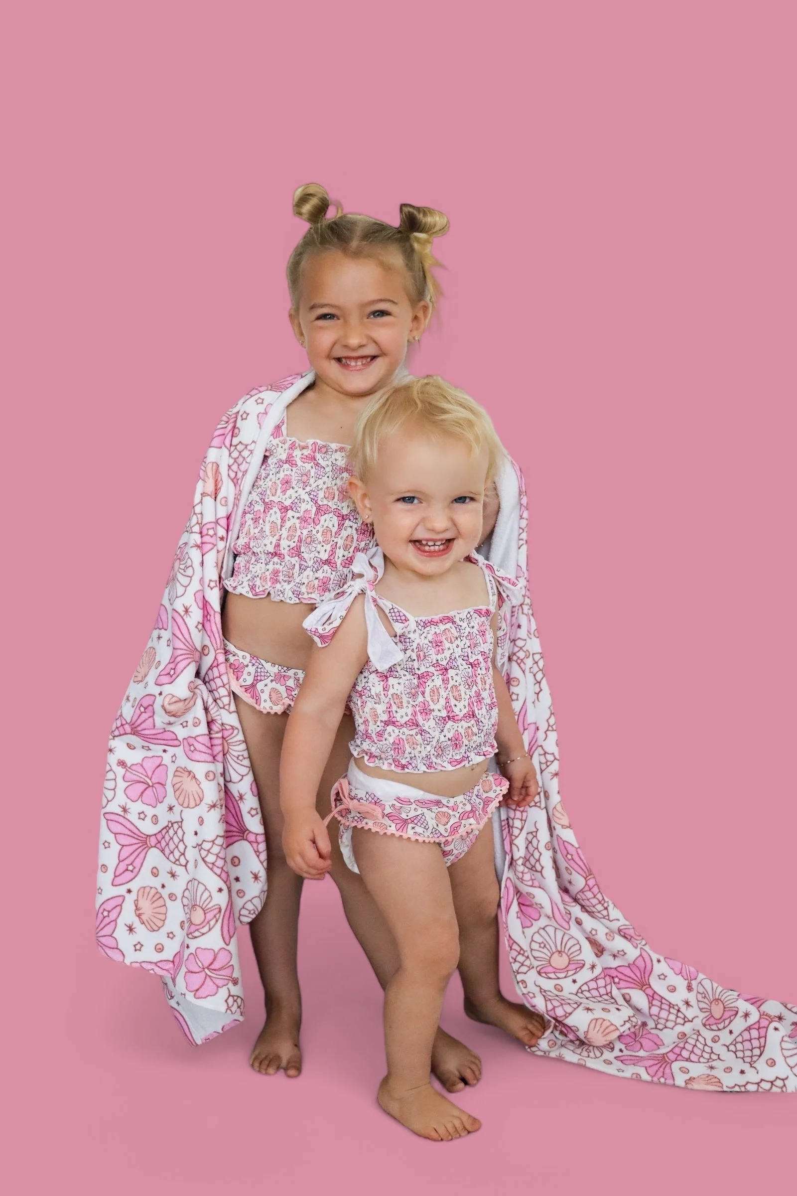 MAGICAL MERMAID DREAM SMOCKED TANKINI TWO PIECE SWIM SUIT - Image 14