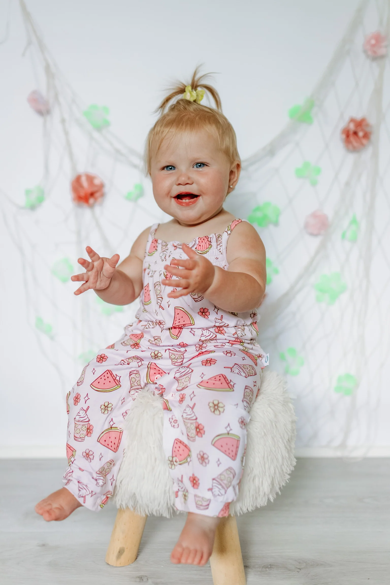 SWEET SUMMERTIME DREAM SMOCKED JUMPSUIT - Image 2