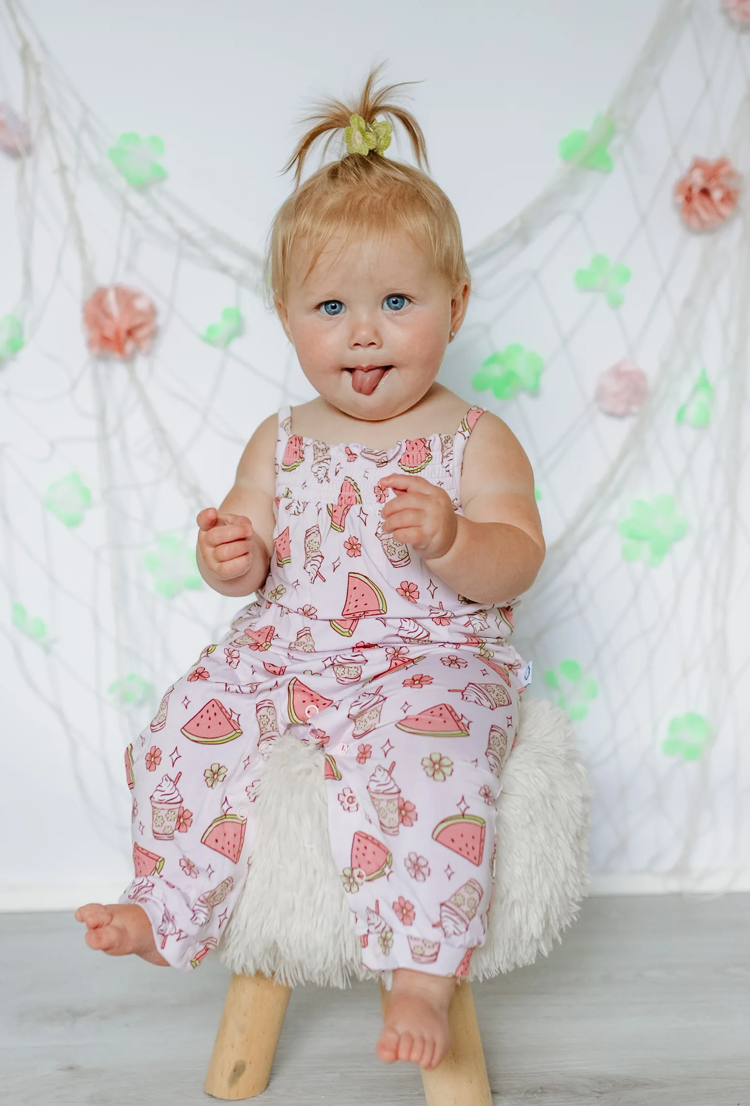 SWEET SUMMERTIME DREAM SMOCKED JUMPSUIT - Image 6