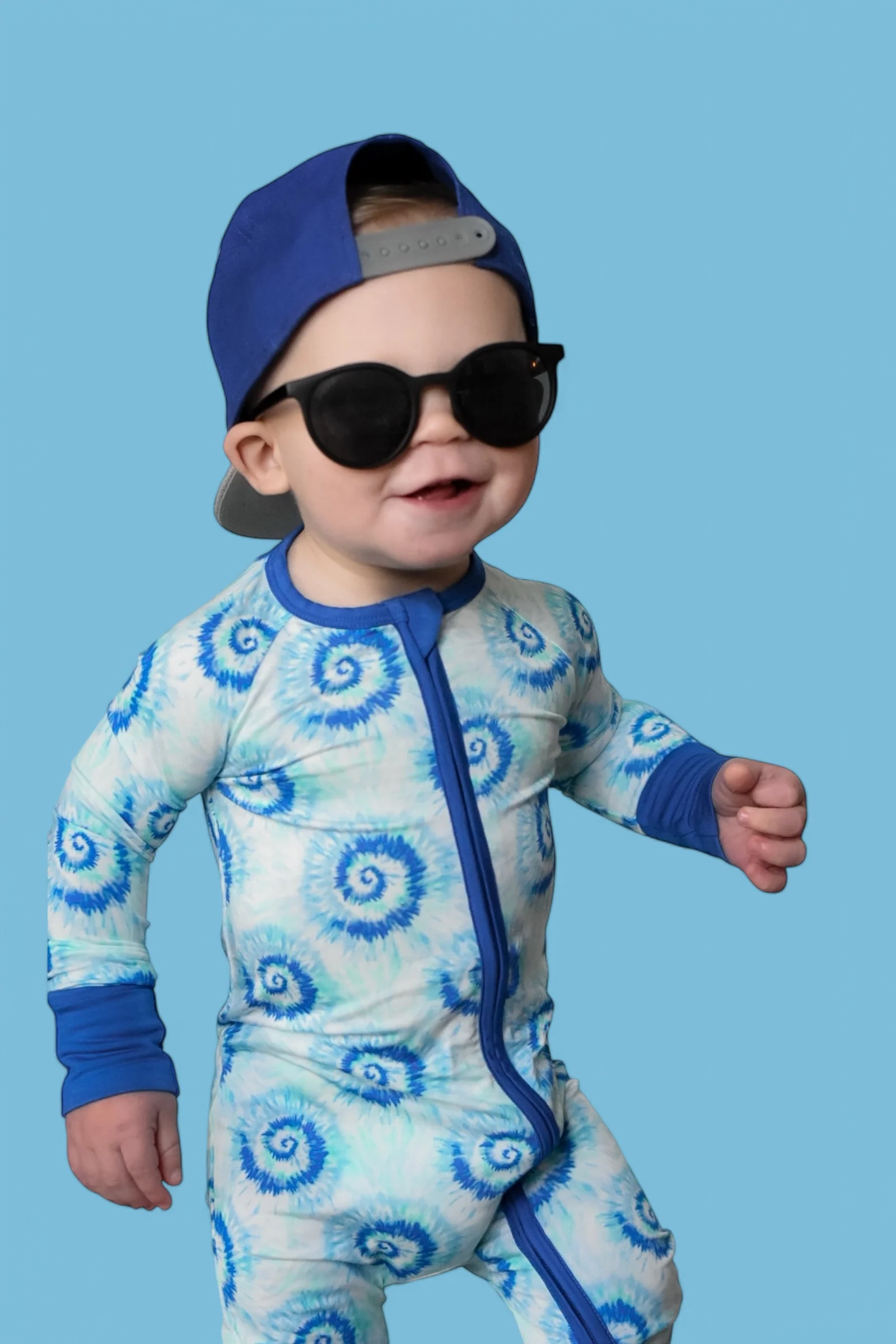 OCEAN WAVES TIE DYE DREAM ROMPER - Image 12