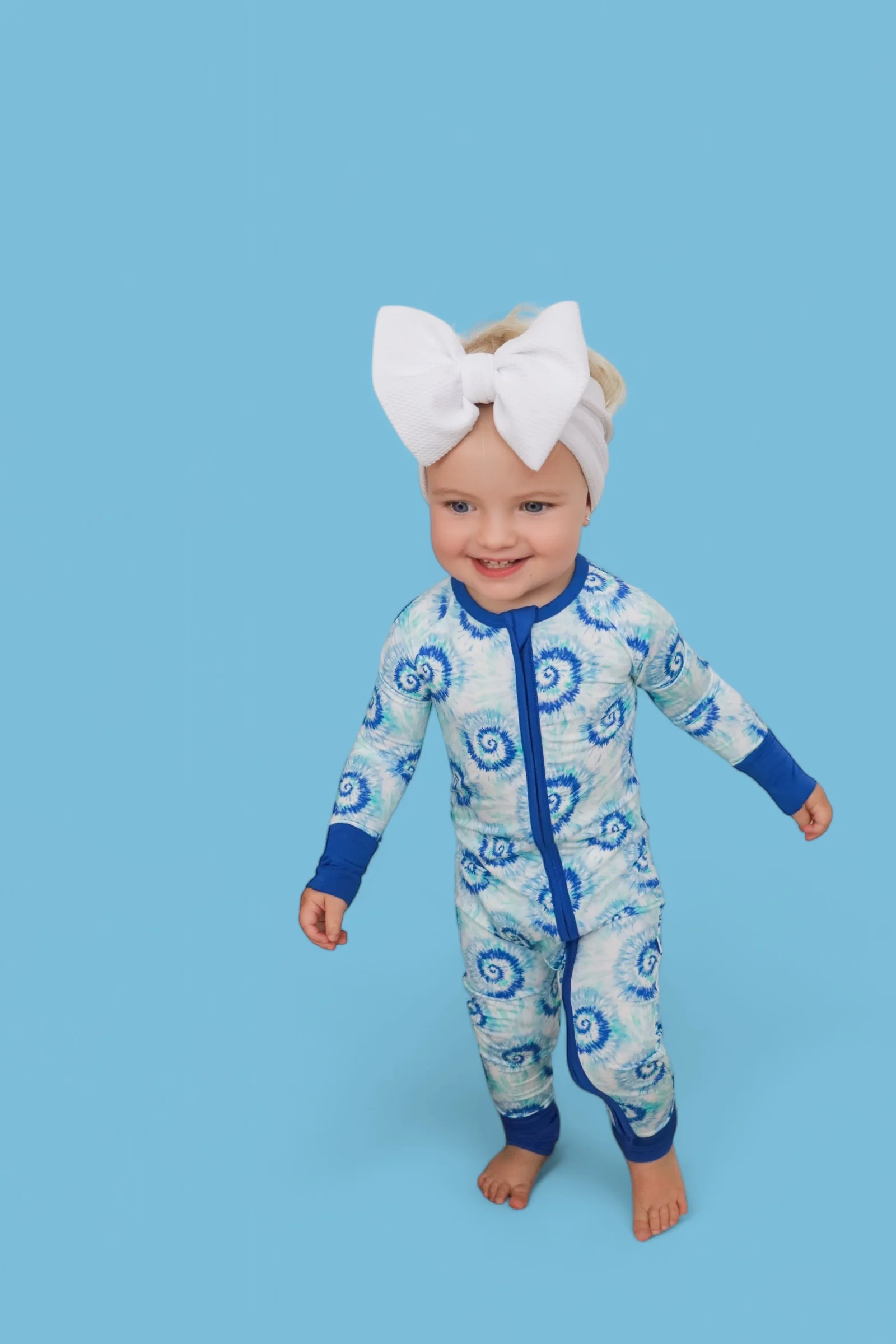 OCEAN WAVES TIE DYE DREAM ROMPER - Image 3