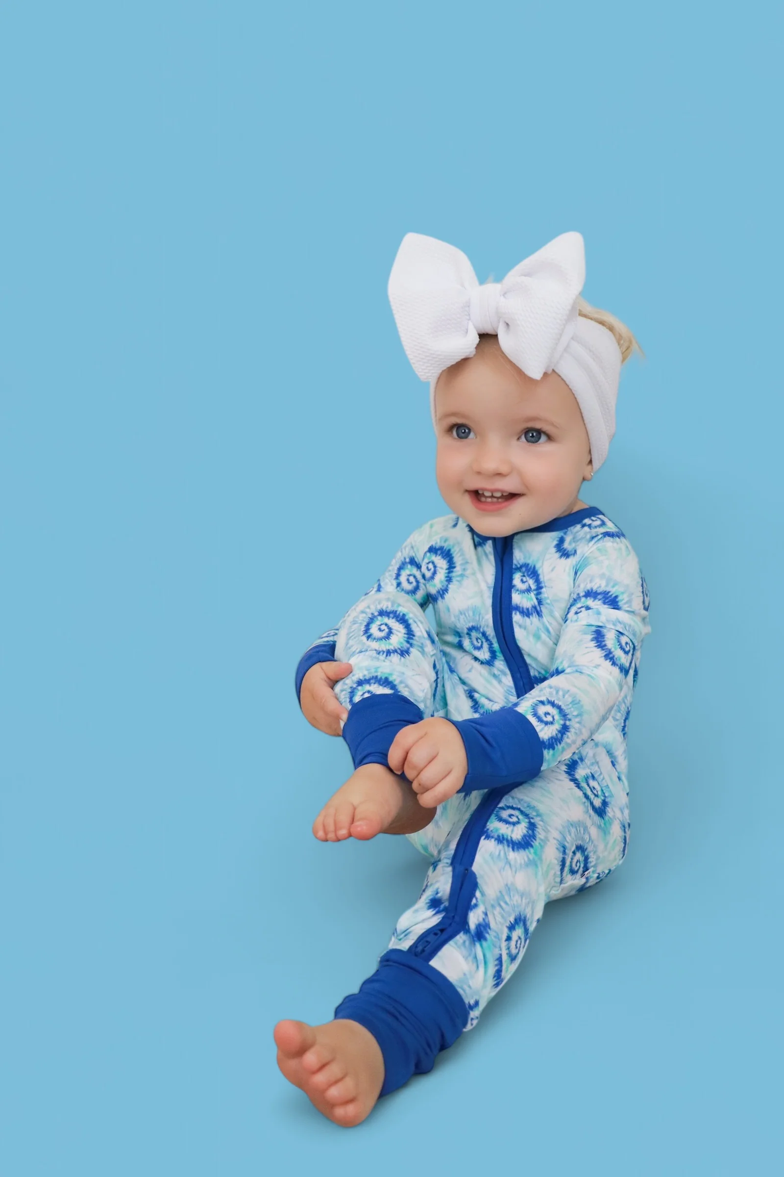 OCEAN WAVES TIE DYE DREAM ROMPER - Image 5
