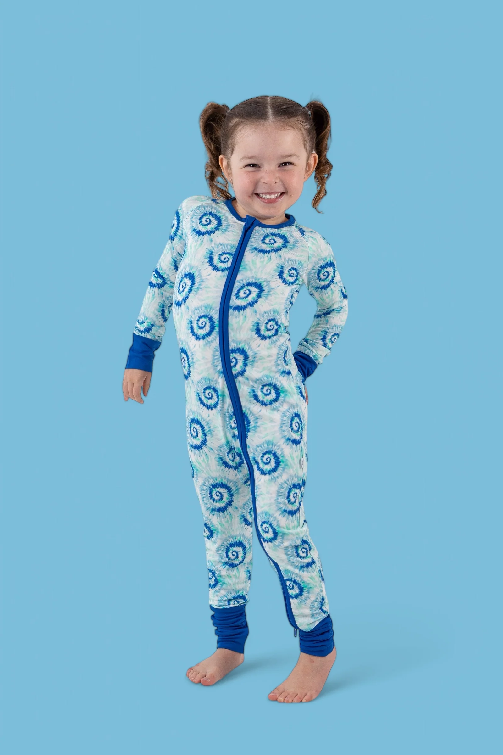 OCEAN WAVES TIE DYE DREAM ROMPER - Image 8