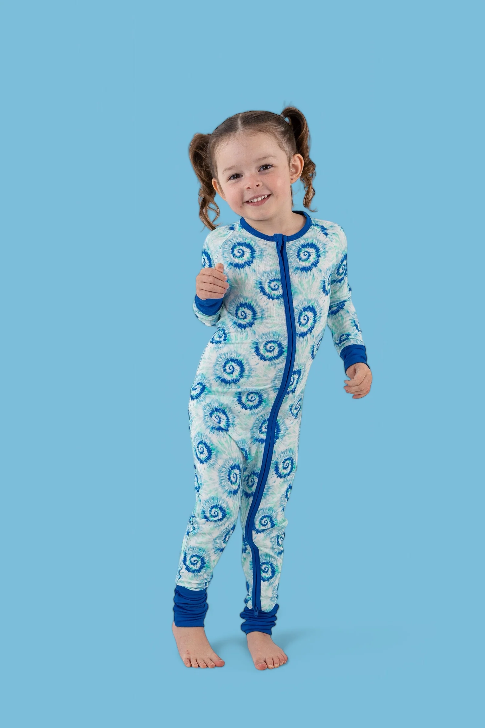 OCEAN WAVES TIE DYE DREAM ROMPER - Image 9