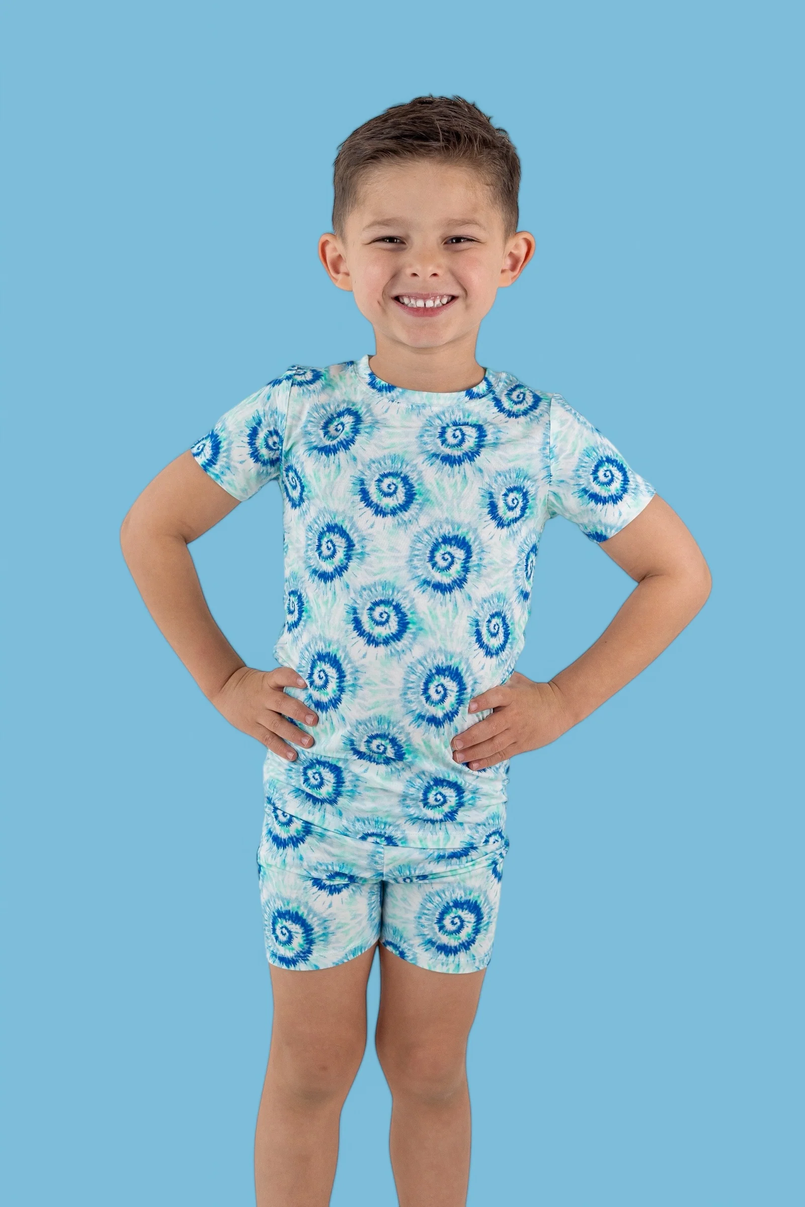 OCEAN WAVES TIE DYE DREAM SHORT SET - Image 10