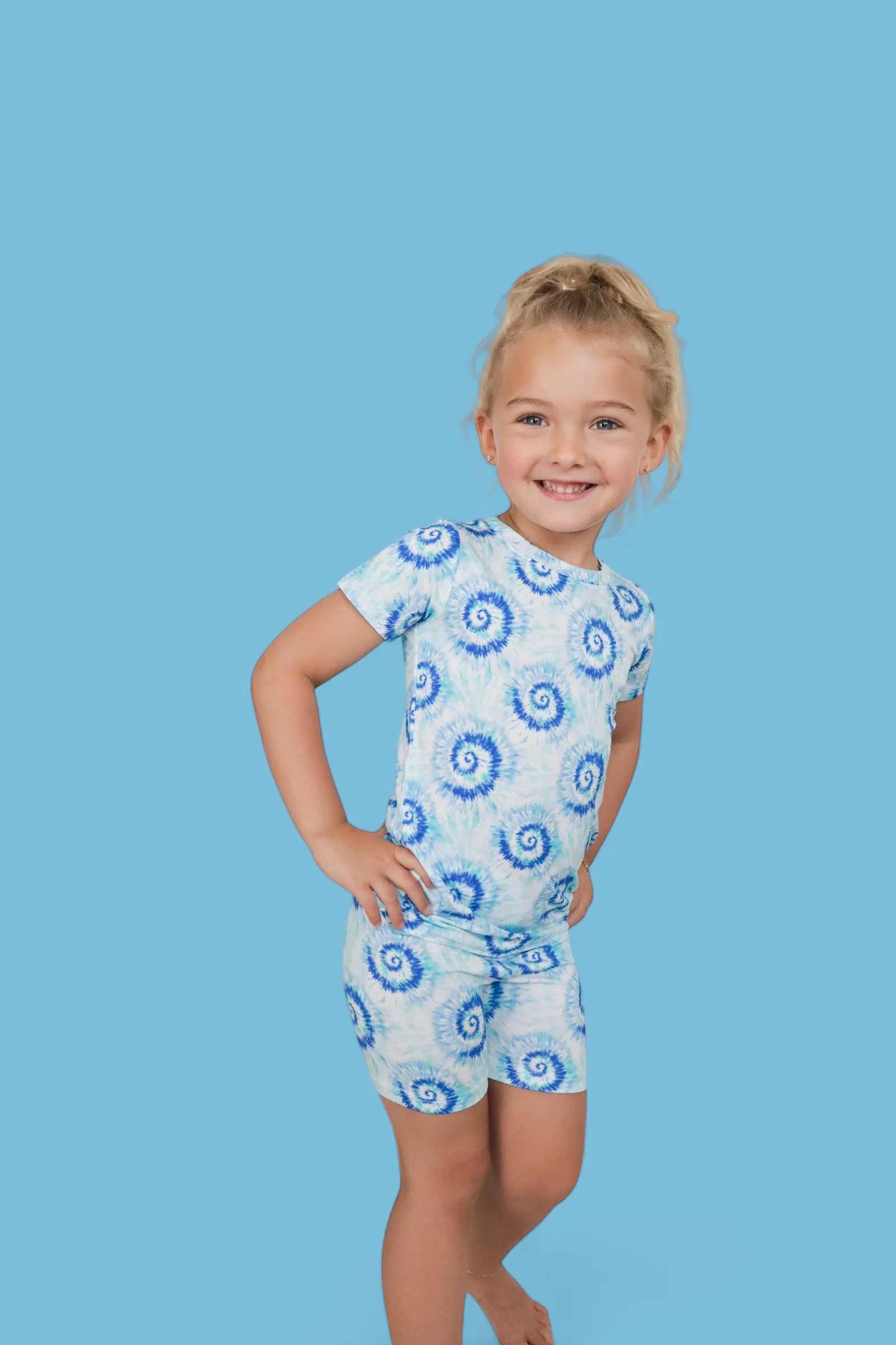 OCEAN WAVES TIE DYE DREAM SHORT SET - Image 3