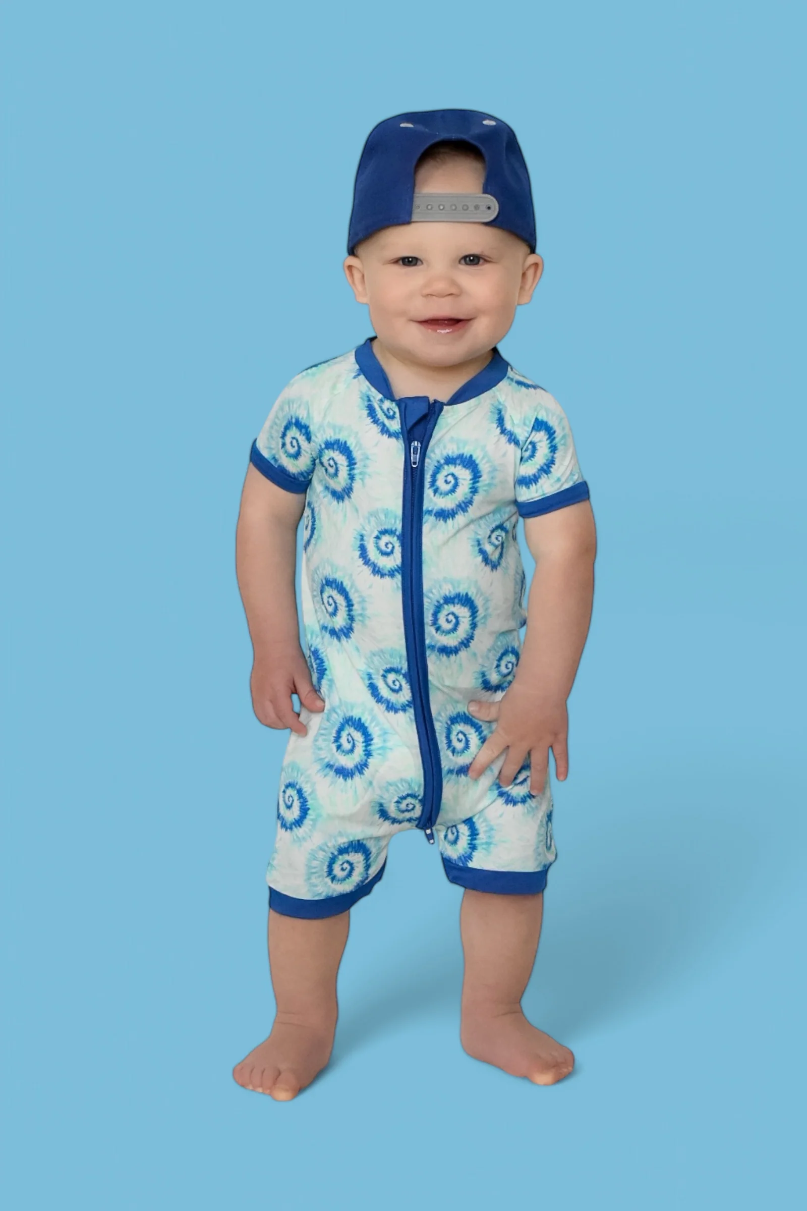 OCEAN WAVES TIE DYE DREAM SHORTIE - Image 3