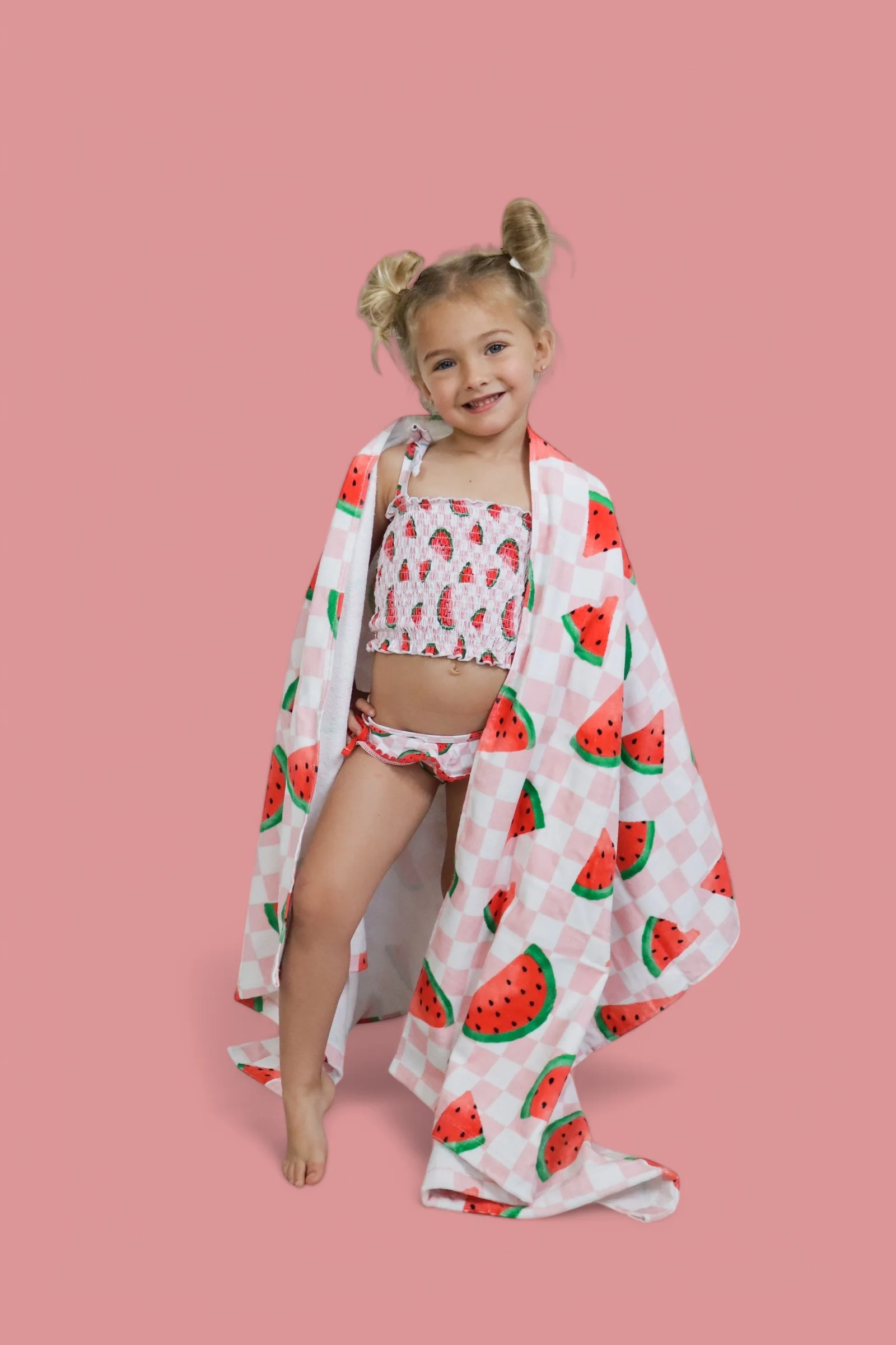 ONE IN A MELON DREAM SMOCKED TANKINI TWO PIECE SWIM SUIT - Image 11