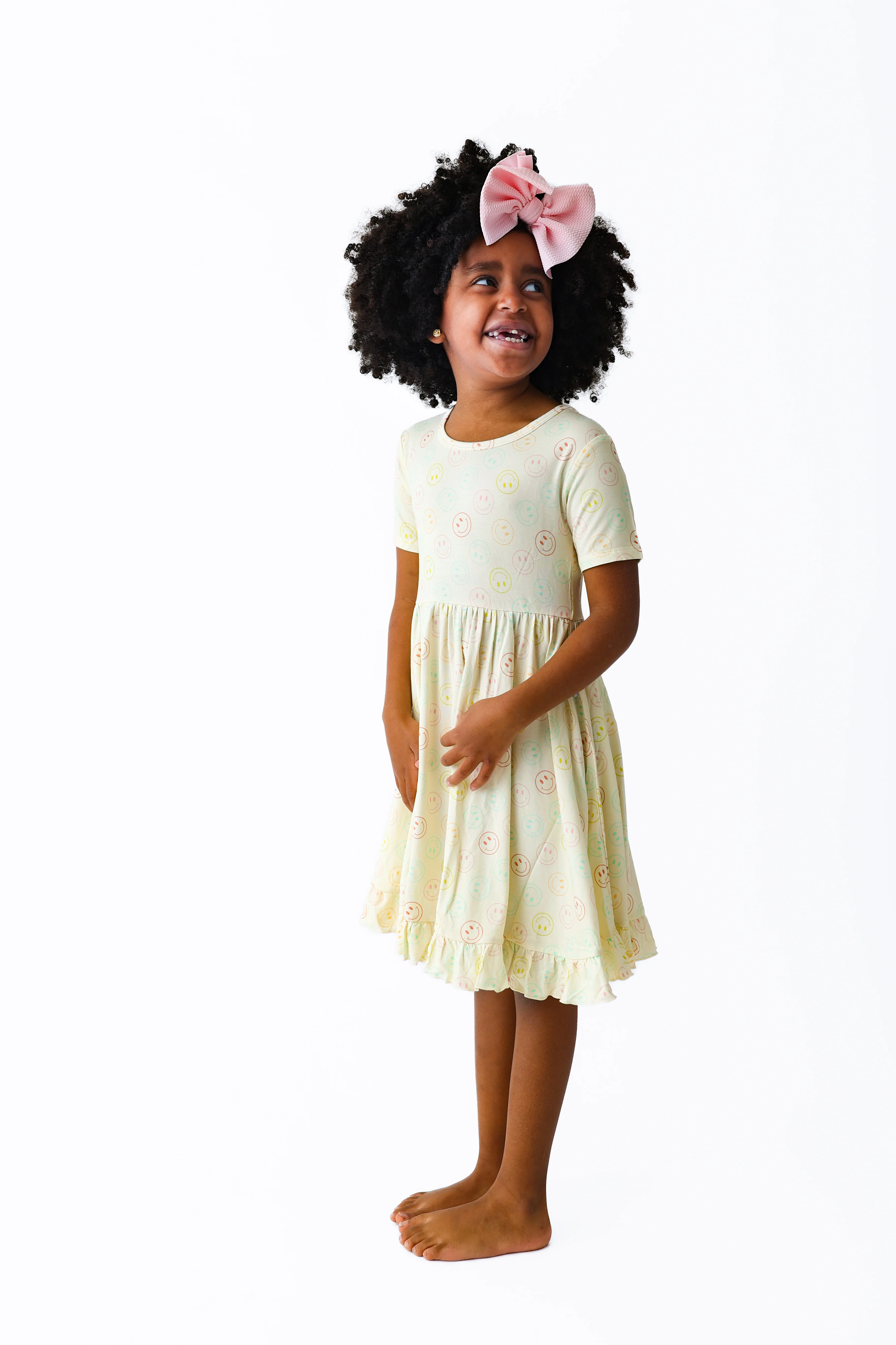 PASTEL SMILES DREAM RUFFLE DRESS - Image 10