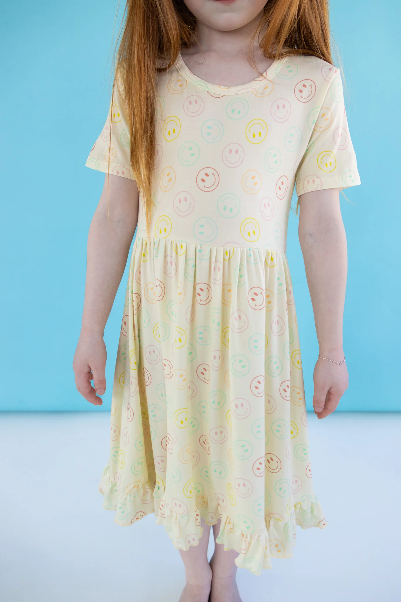 PASTEL SMILES DREAM RUFFLE DRESS - Image 2