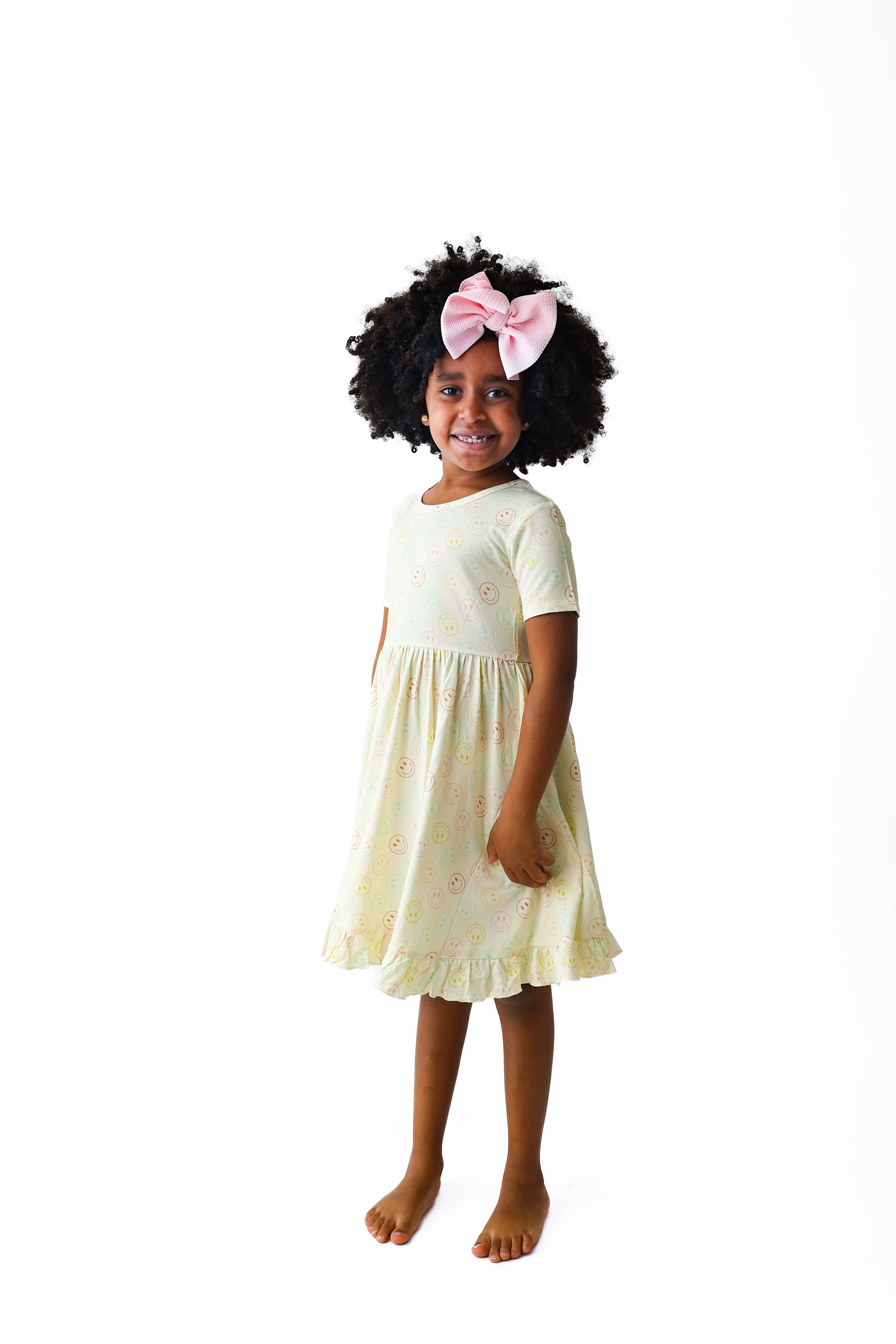 PASTEL SMILES DREAM RUFFLE DRESS - Image 4