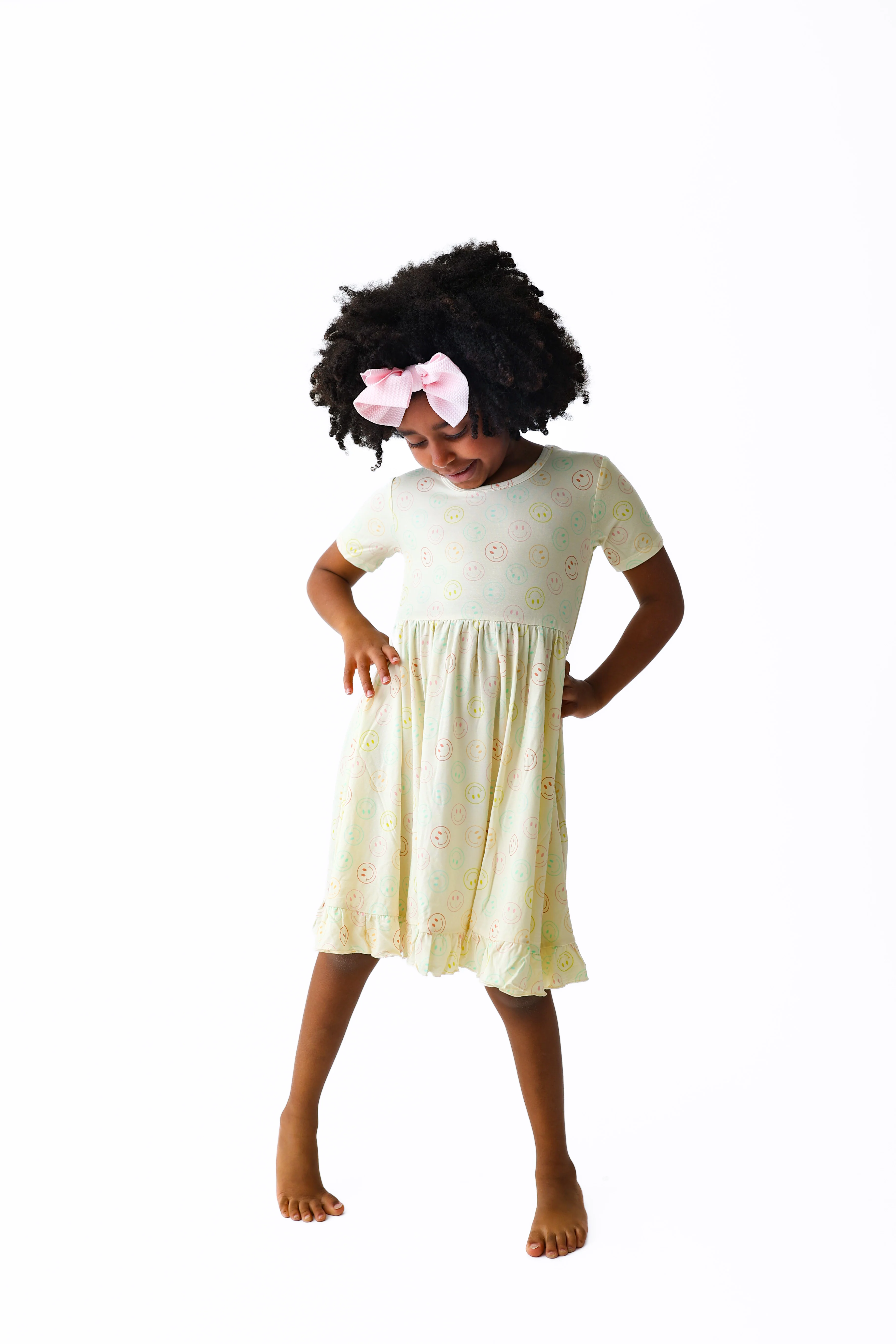 PASTEL SMILES DREAM RUFFLE DRESS - Image 6